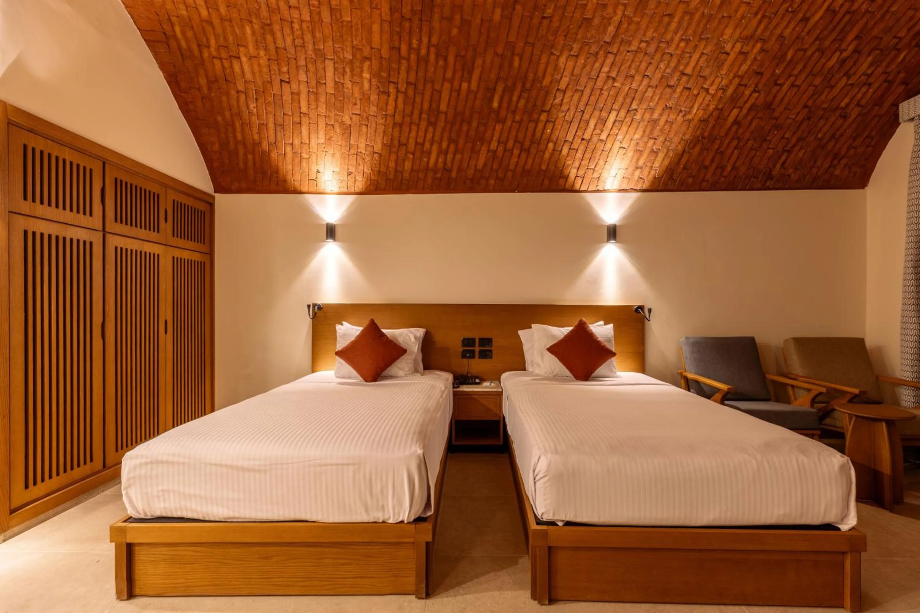 Bed in UTOPIA Blue Resort