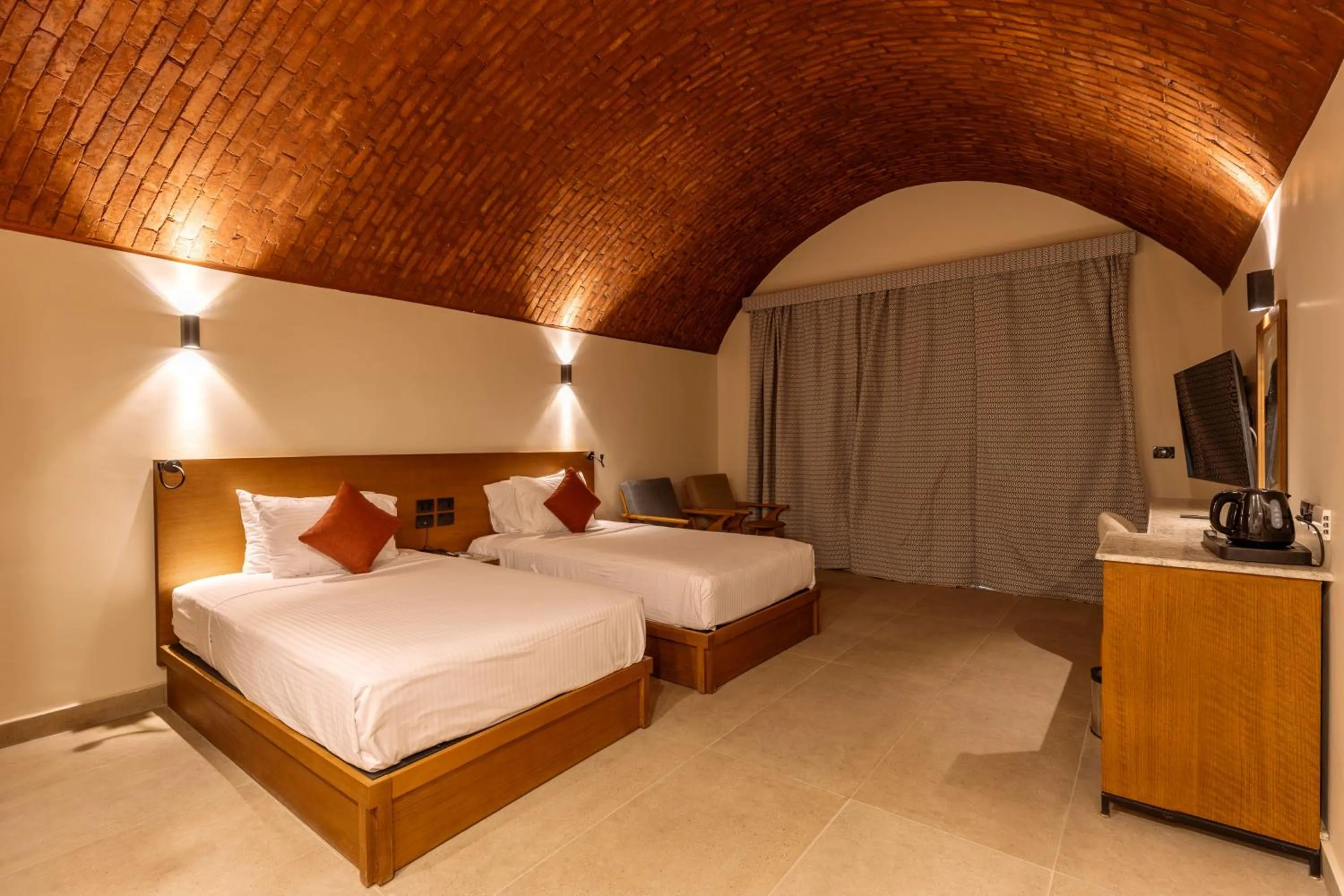 Bed in UTOPIA Blue Resort