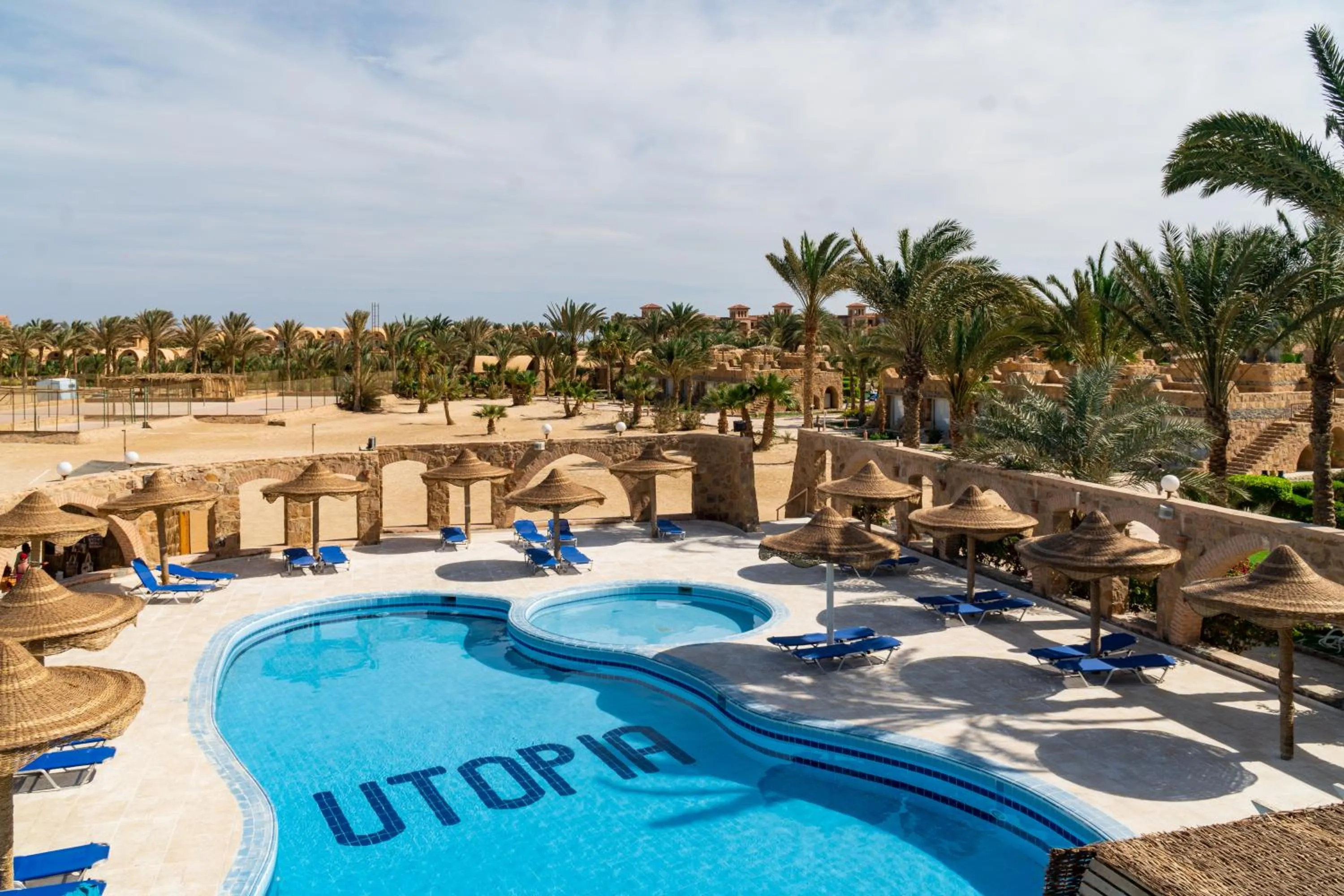 Swimming pool in UTOPIA Blue Resort