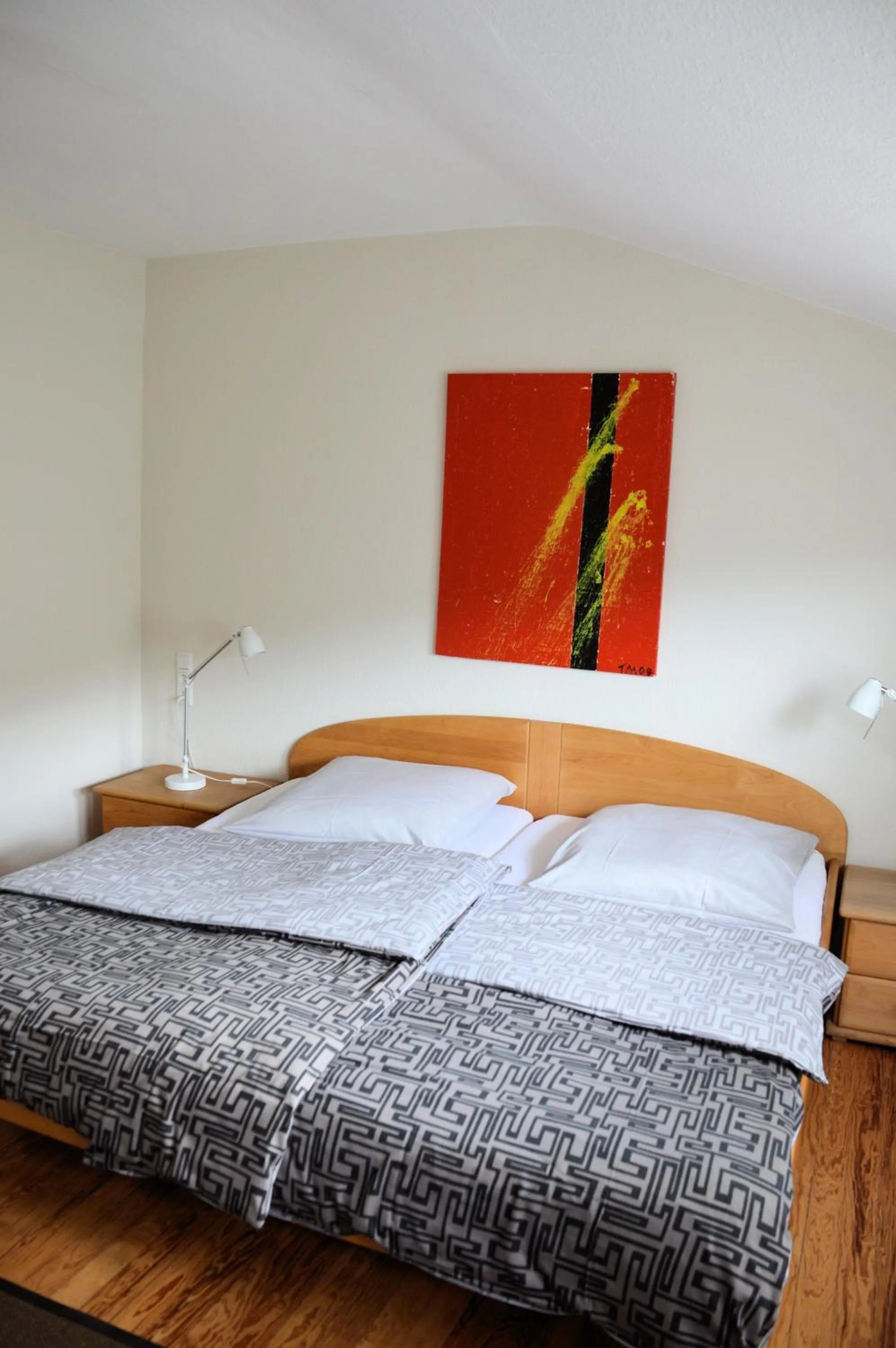 Bedroom, Bed in Hotel Schlafschön