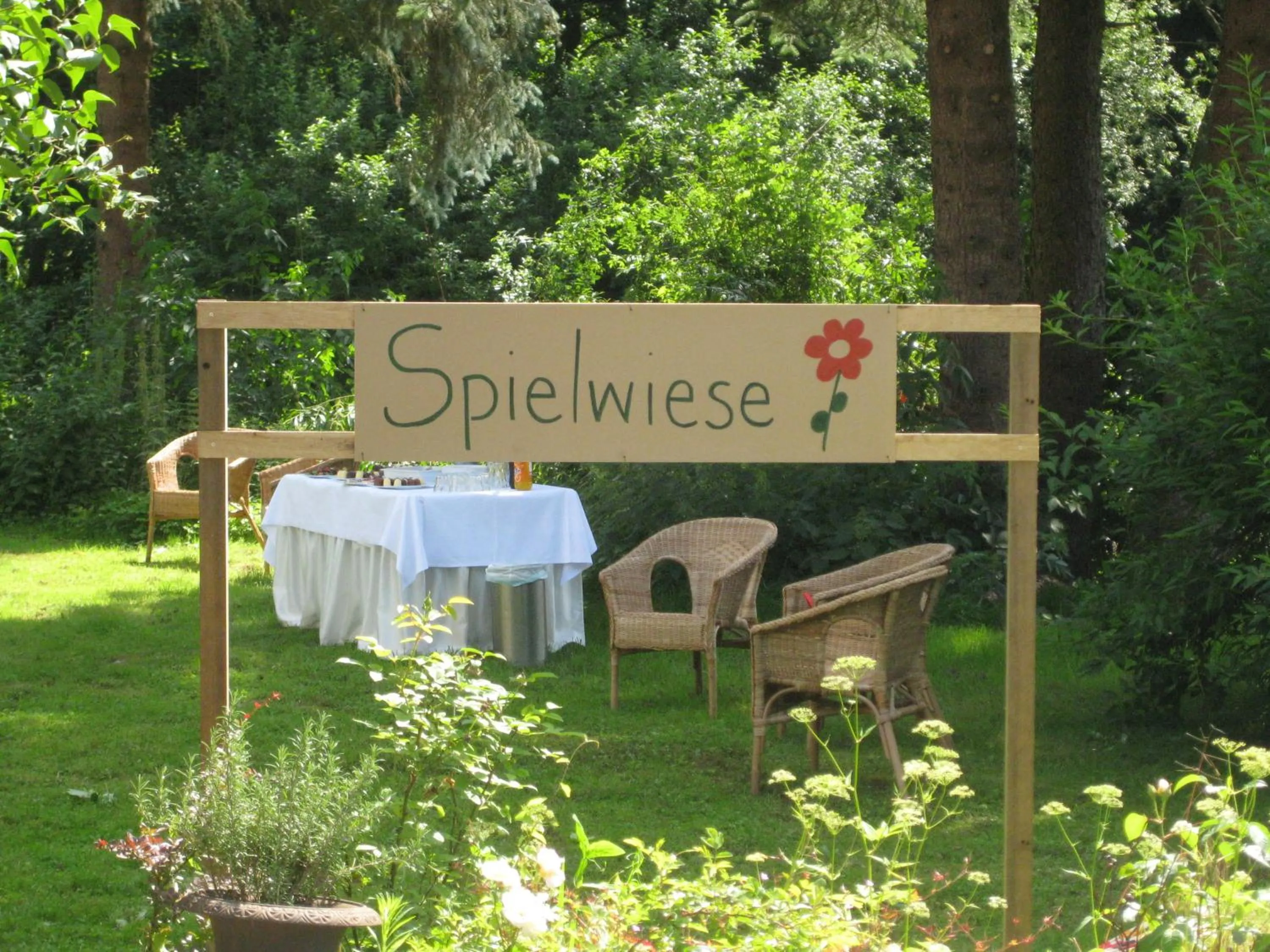 Garden in Hotel Schlafschön