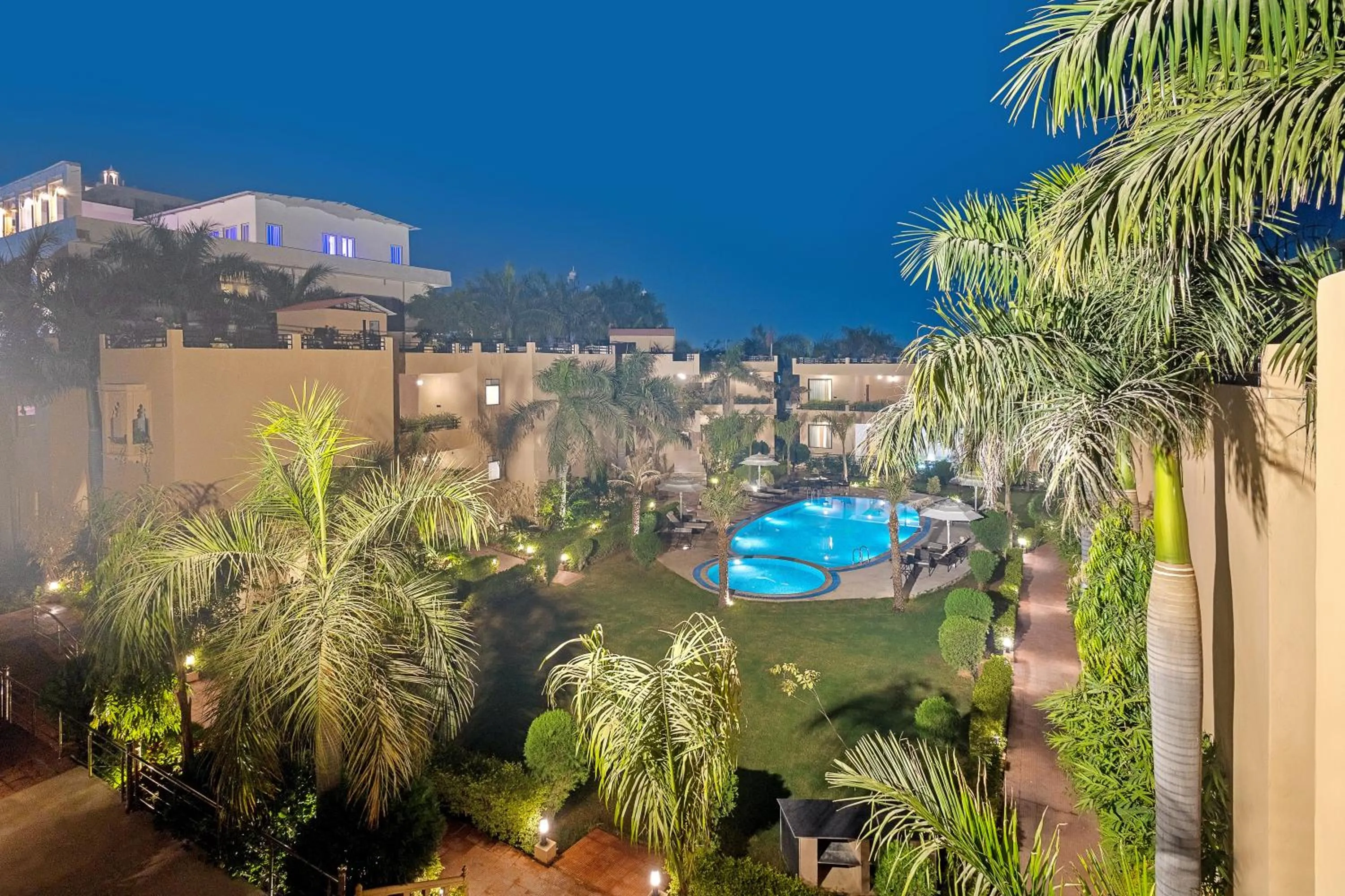Pool view in Sterling Bagh Ranthambore