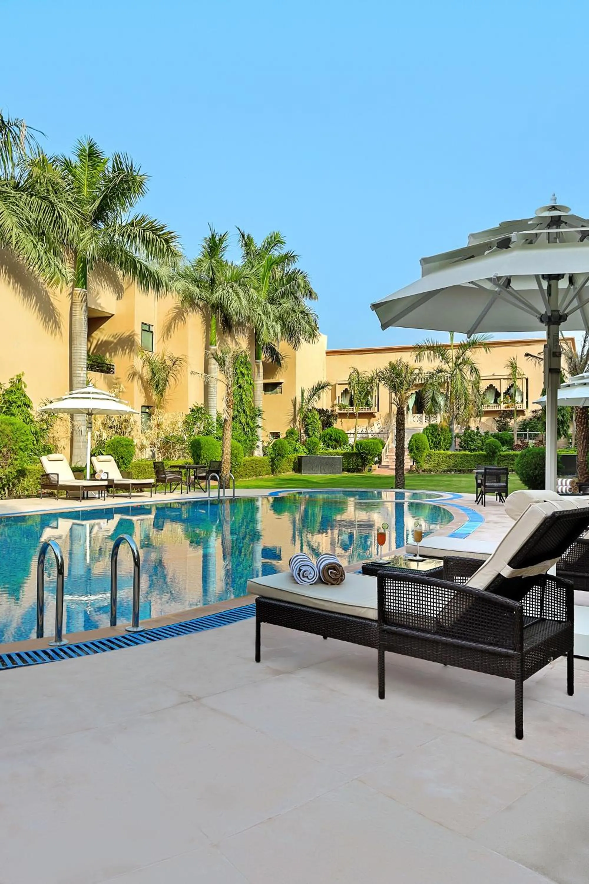 Swimming pool in Sterling Bagh Ranthambore