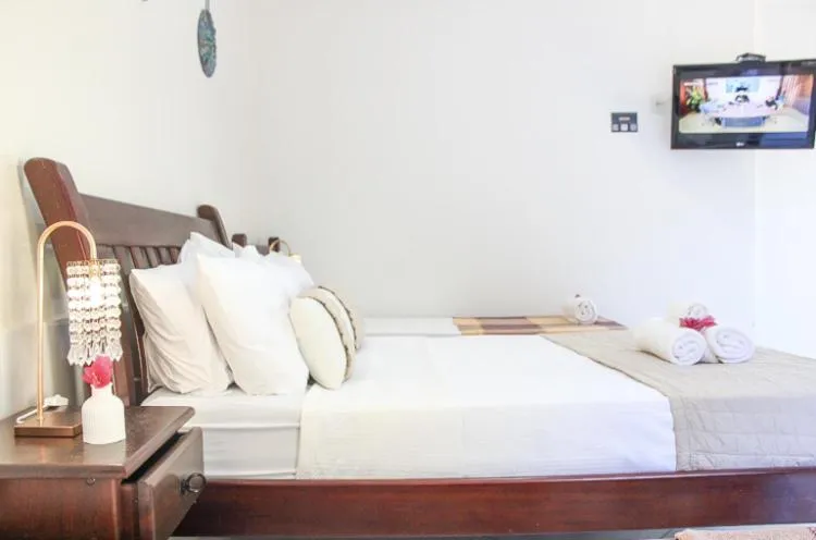 Bed in EstrelaMar Ferradura Restaurante & Spa