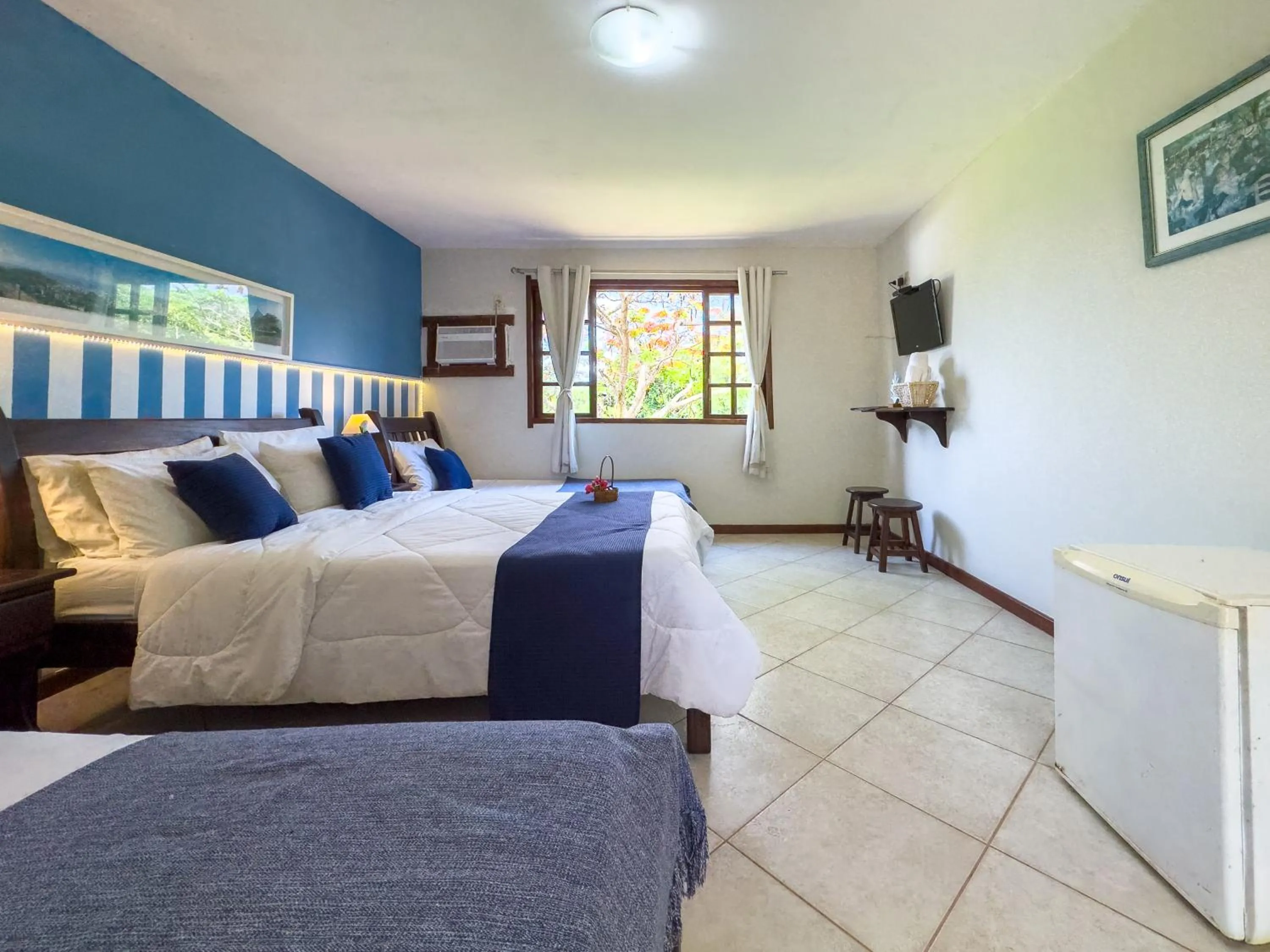 Bed in EstrelaMar Ferradura Restaurante & Spa