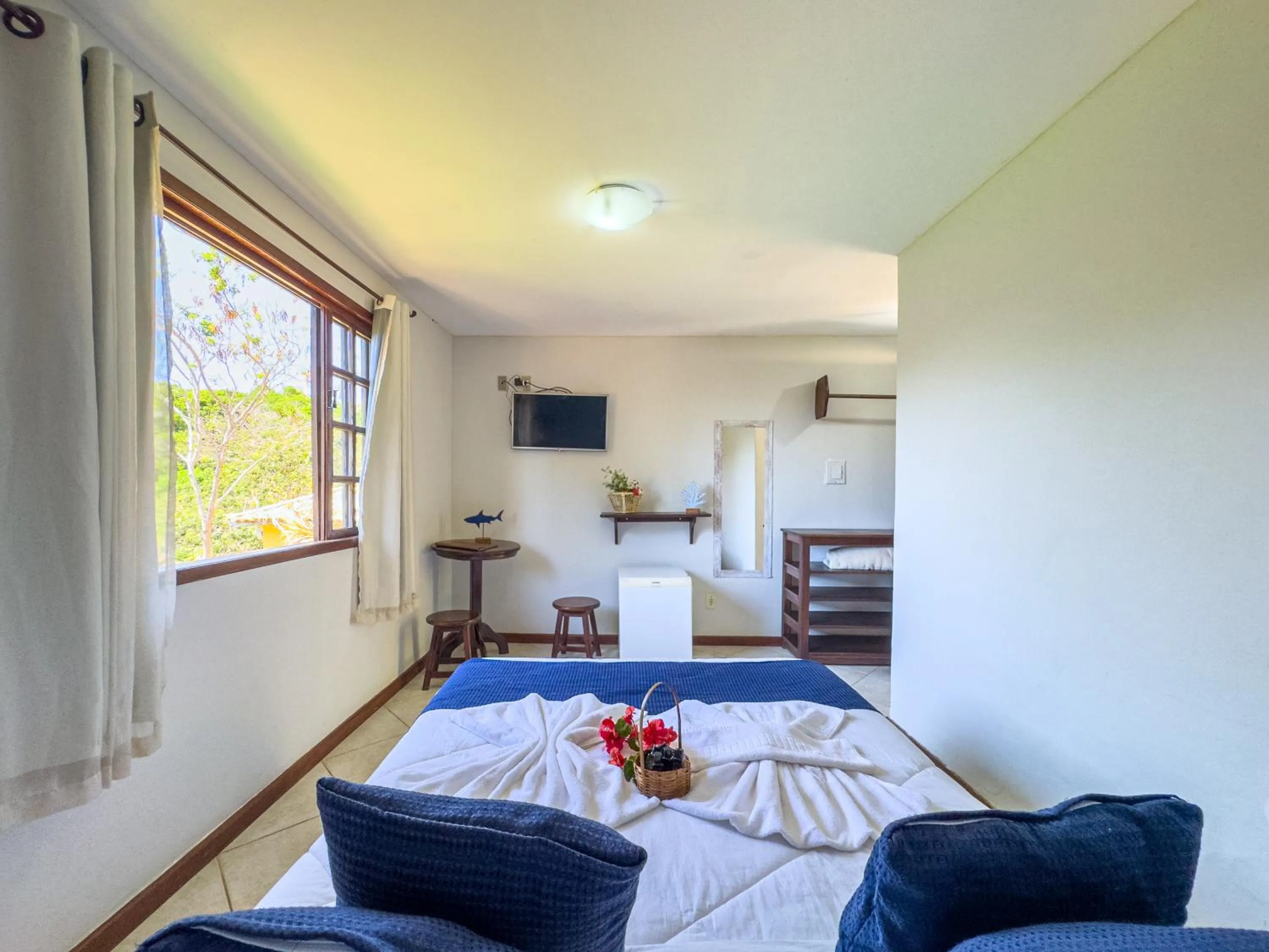 Bed in EstrelaMar Ferradura Restaurante & Spa