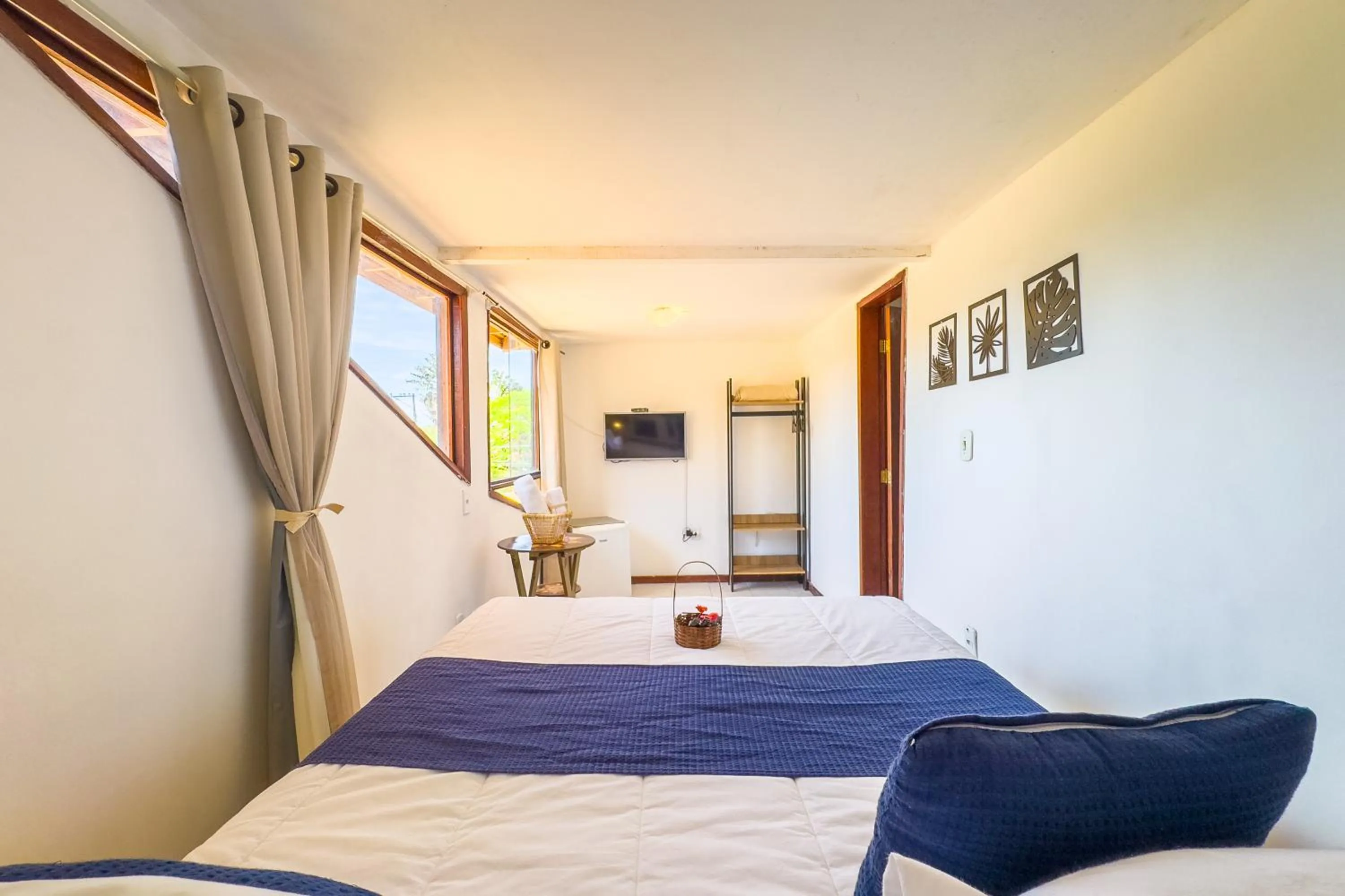 Bed in EstrelaMar Ferradura Restaurante & Spa