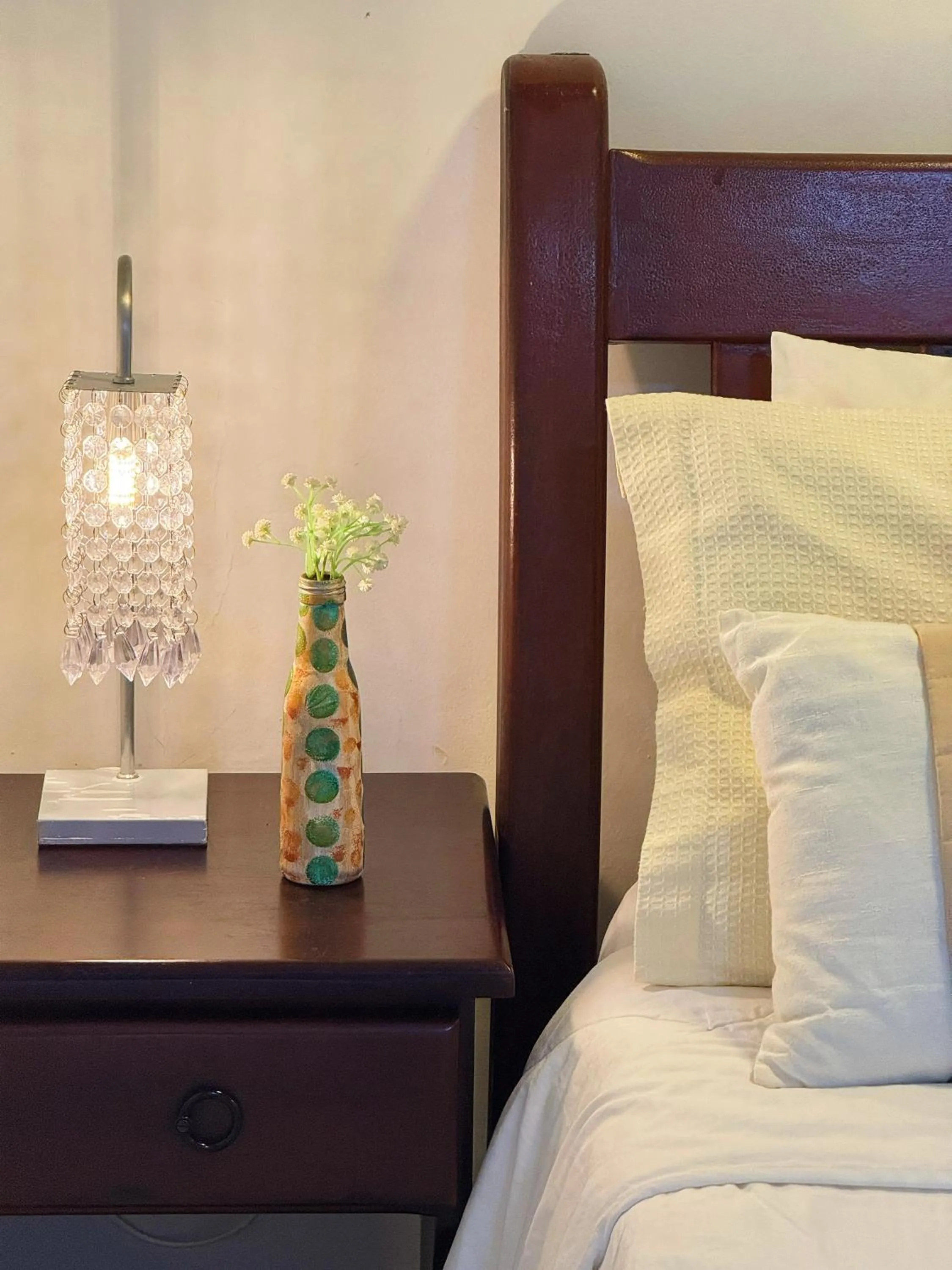 Bed in EstrelaMar Ferradura Restaurante & Spa