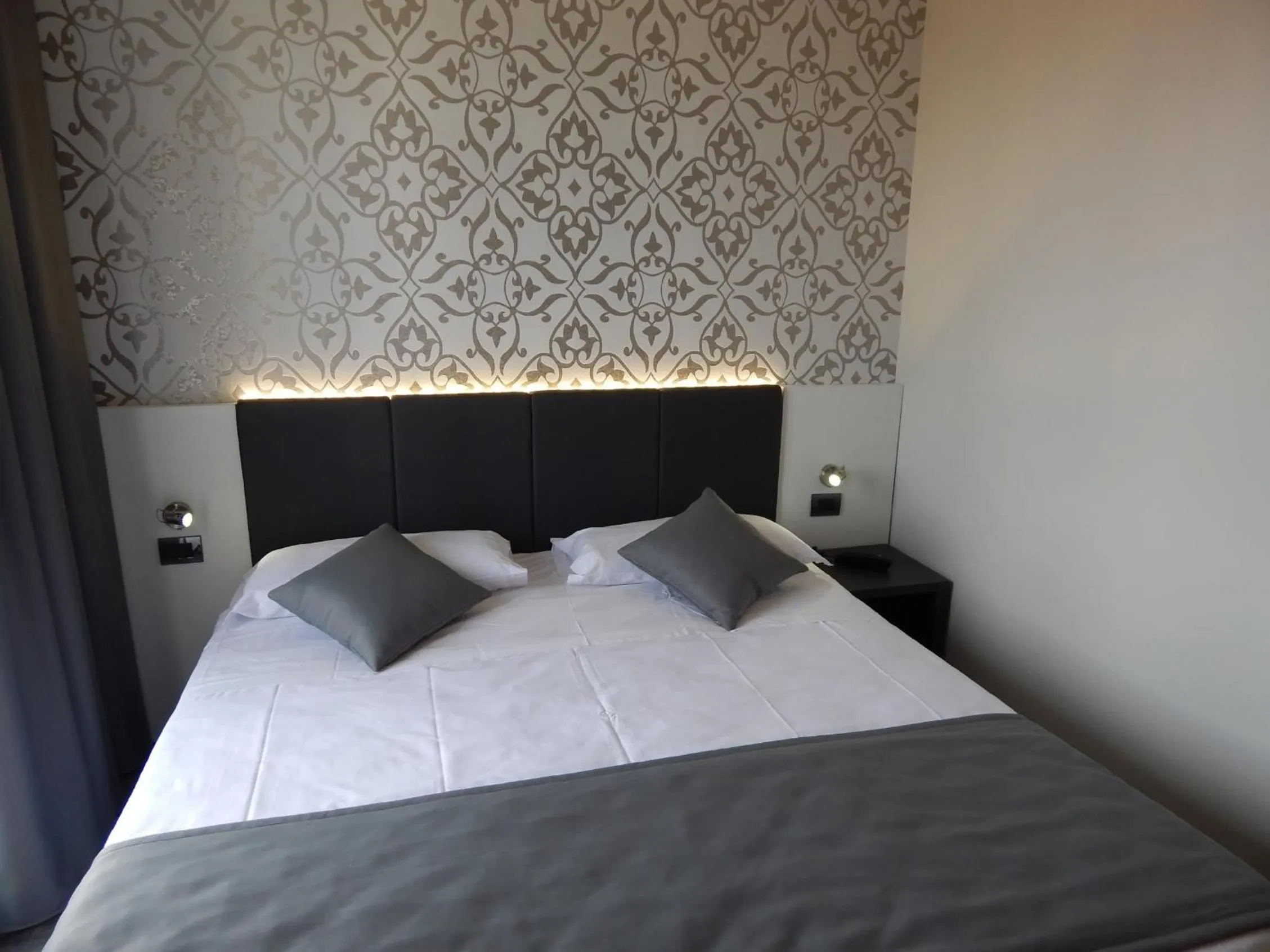 Decorative detail, Bed in Ilga Hotel