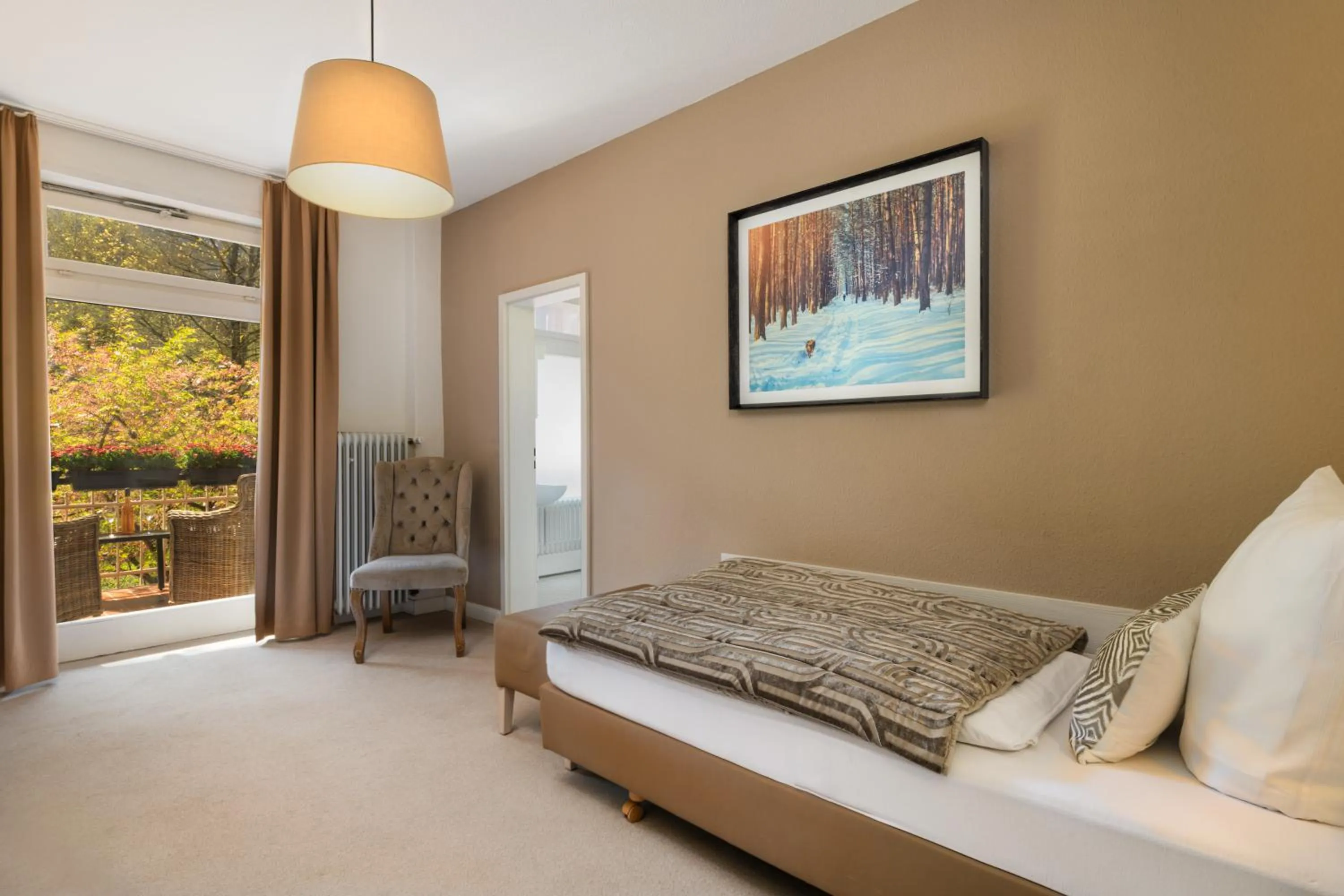 Photo of the whole room, Bed in Hotel Luise