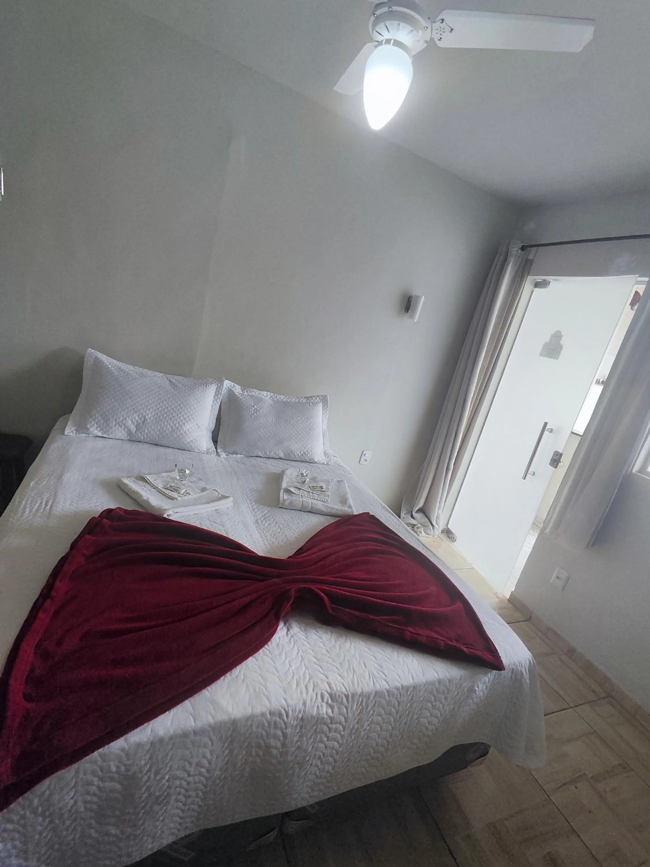 Bed in Pousada Sinhá Moça