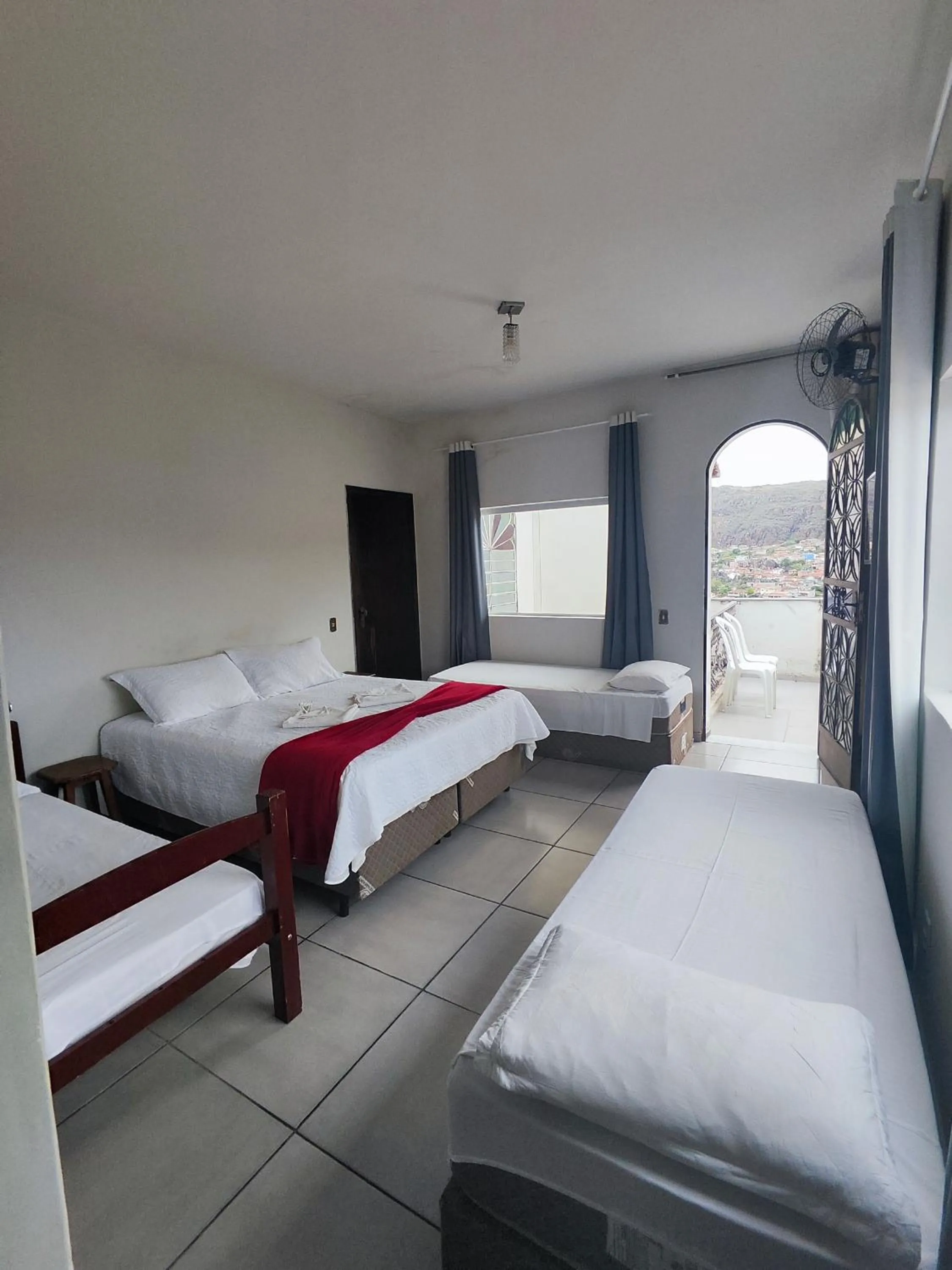 Bed in Pousada Sinhá Moça