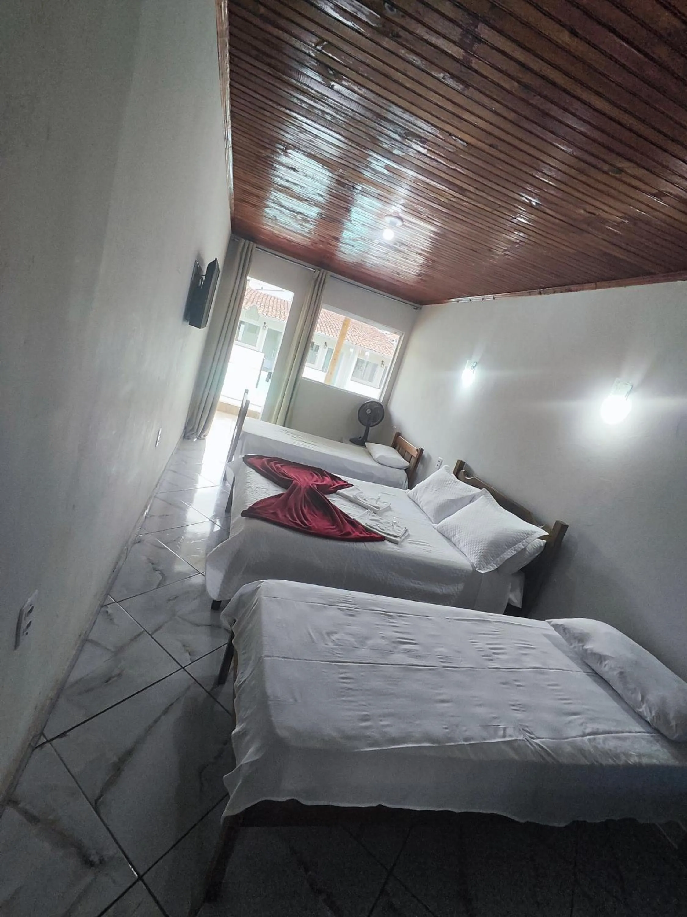 Bed in Pousada Sinhá Moça