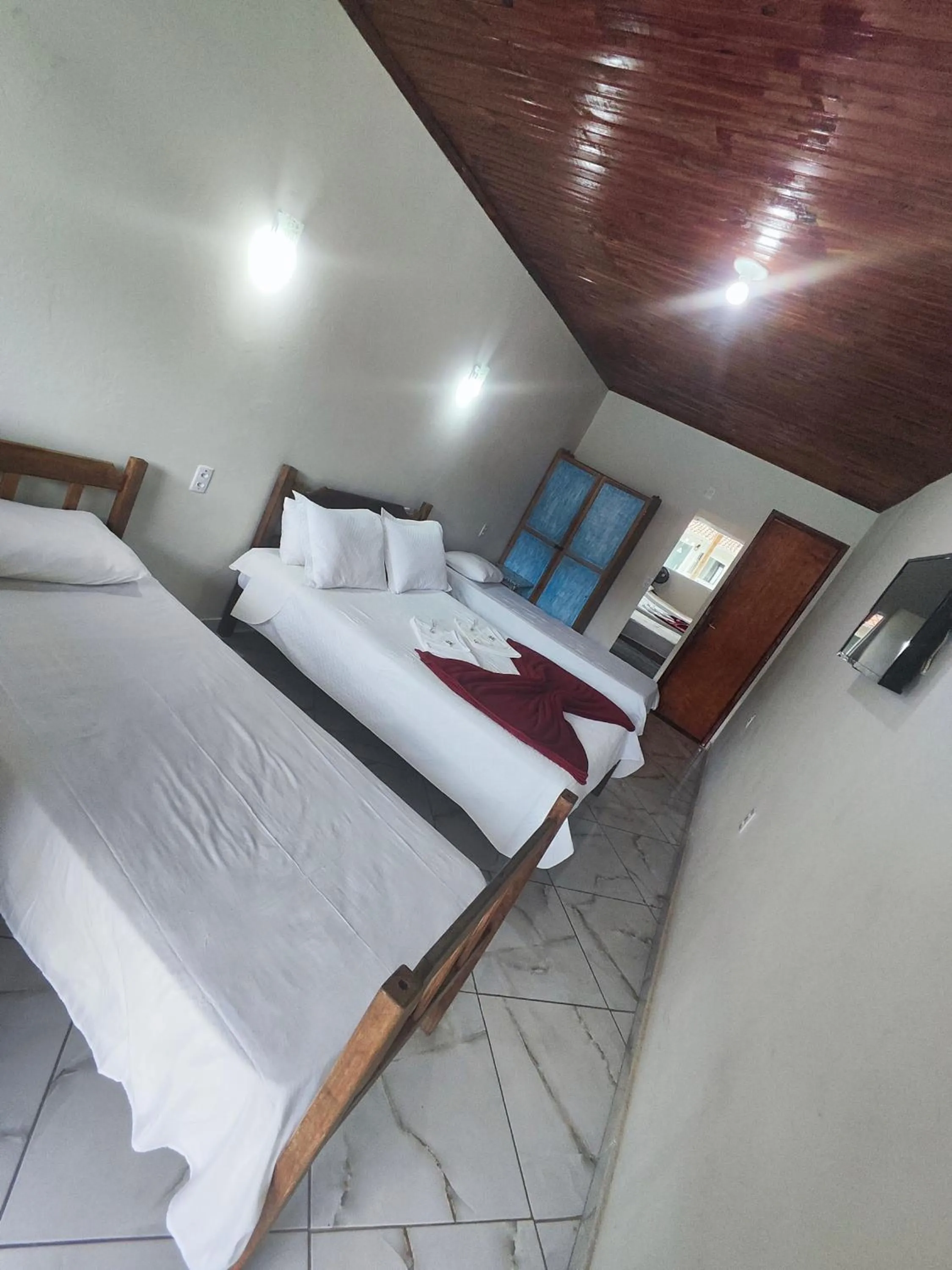 Bed in Pousada Sinhá Moça
