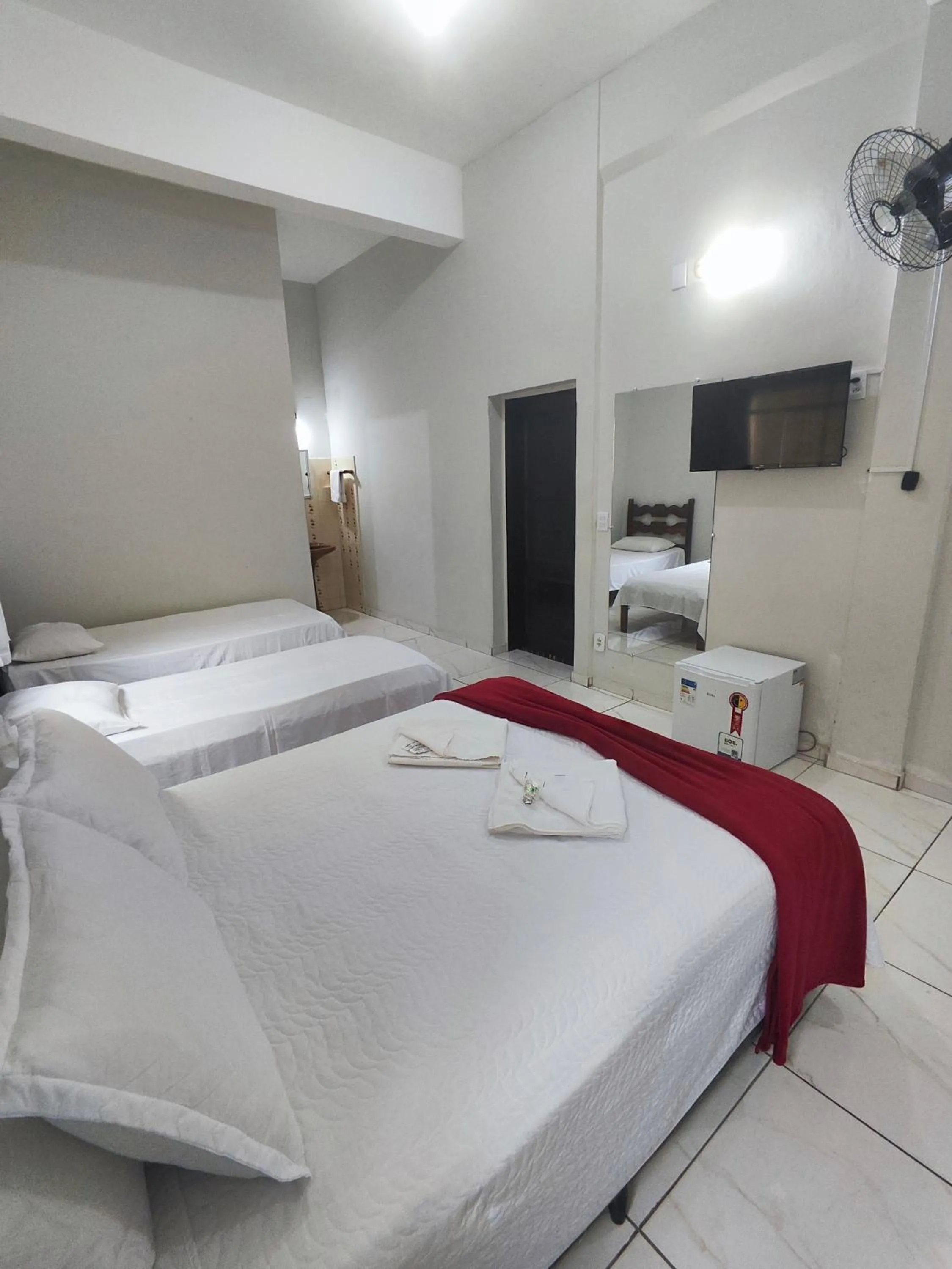 Bed in Pousada Sinhá Moça