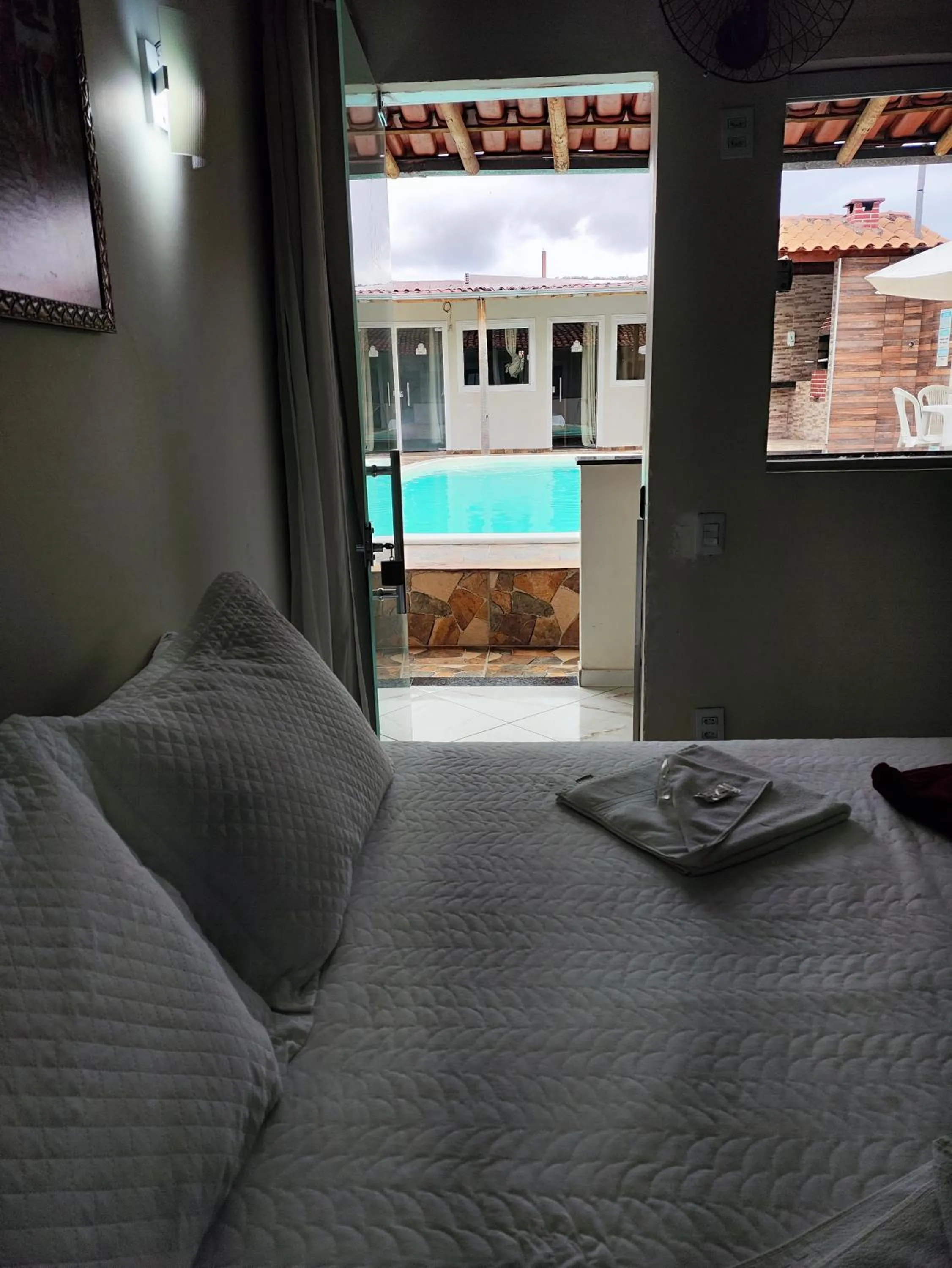 Bed in Pousada Sinhá Moça