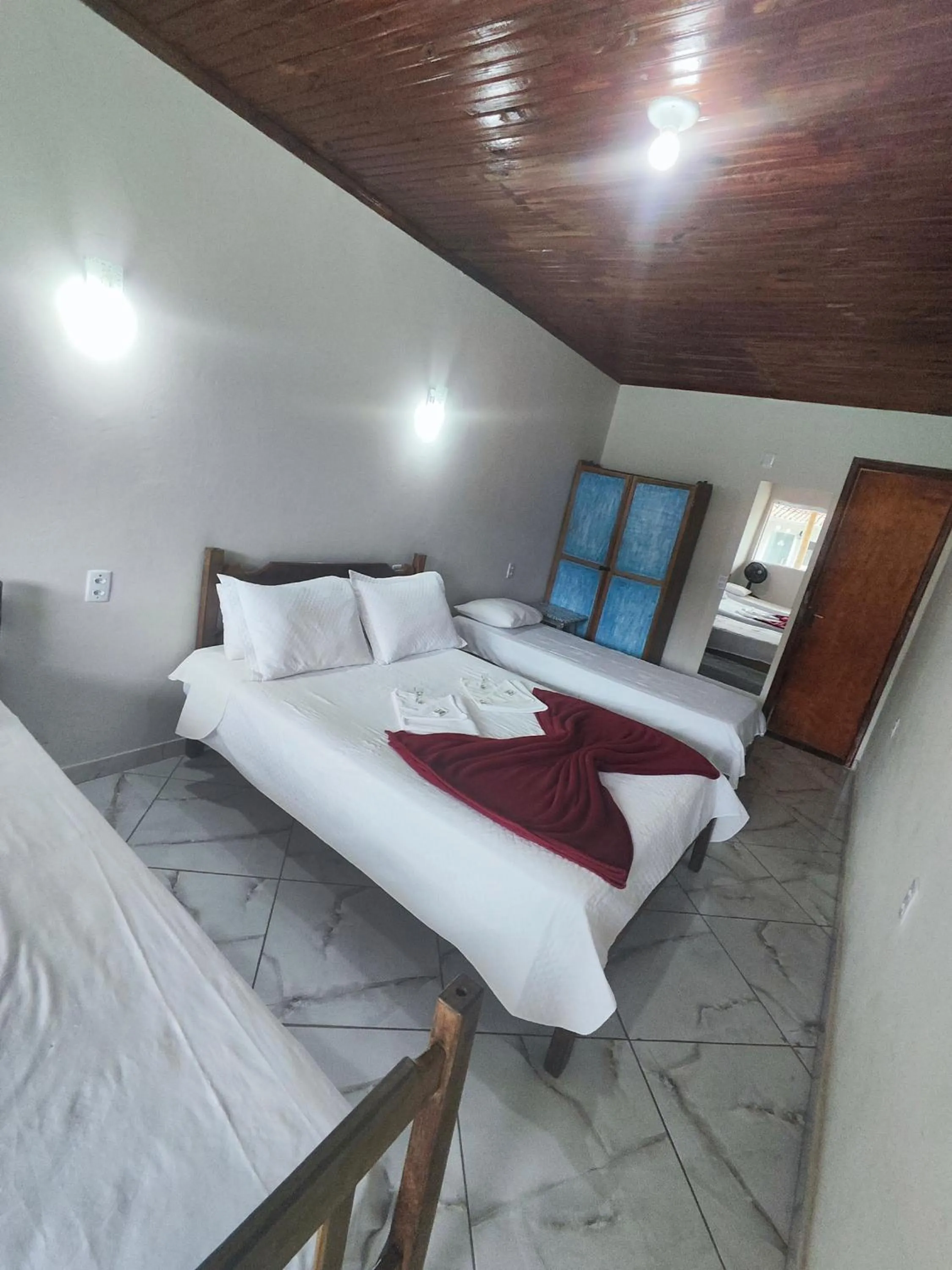 Bed in Pousada Sinhá Moça