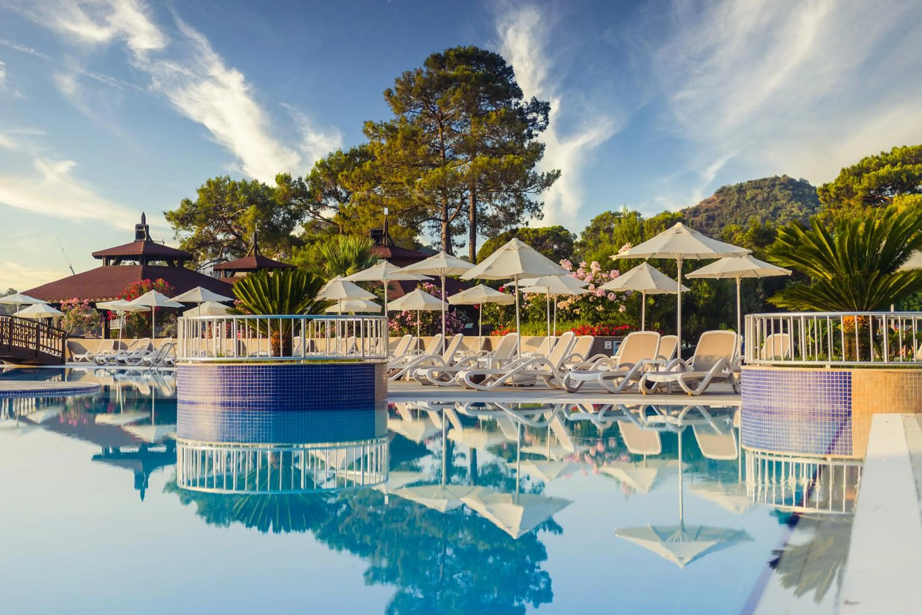 Pool view in Kimeros Park Holiday Village - Ultra All Inc. Kids Concept