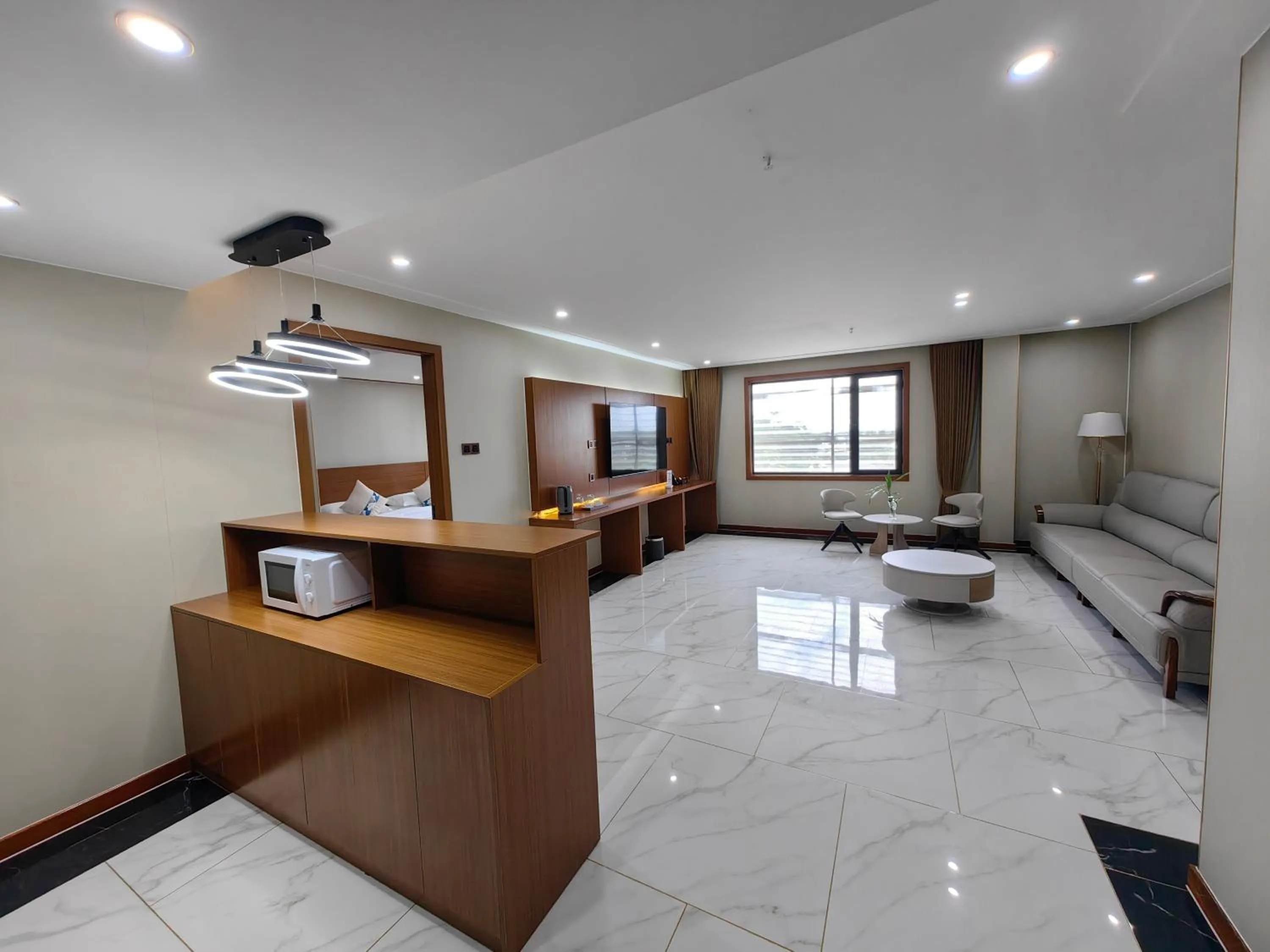 Kitchen or kitchenette in Royal International Hotel & Mall