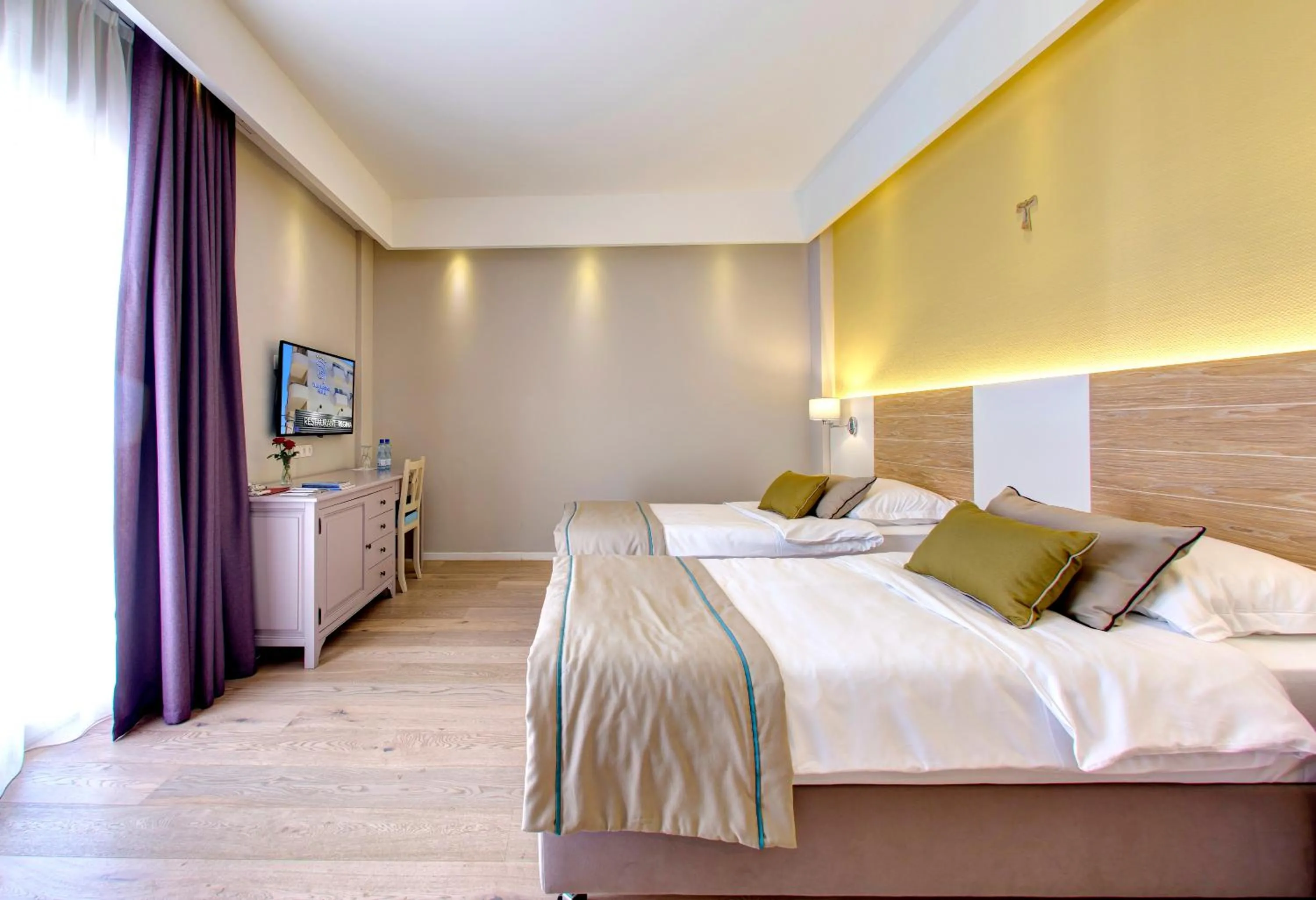 Bed in Hotel Villa Regina