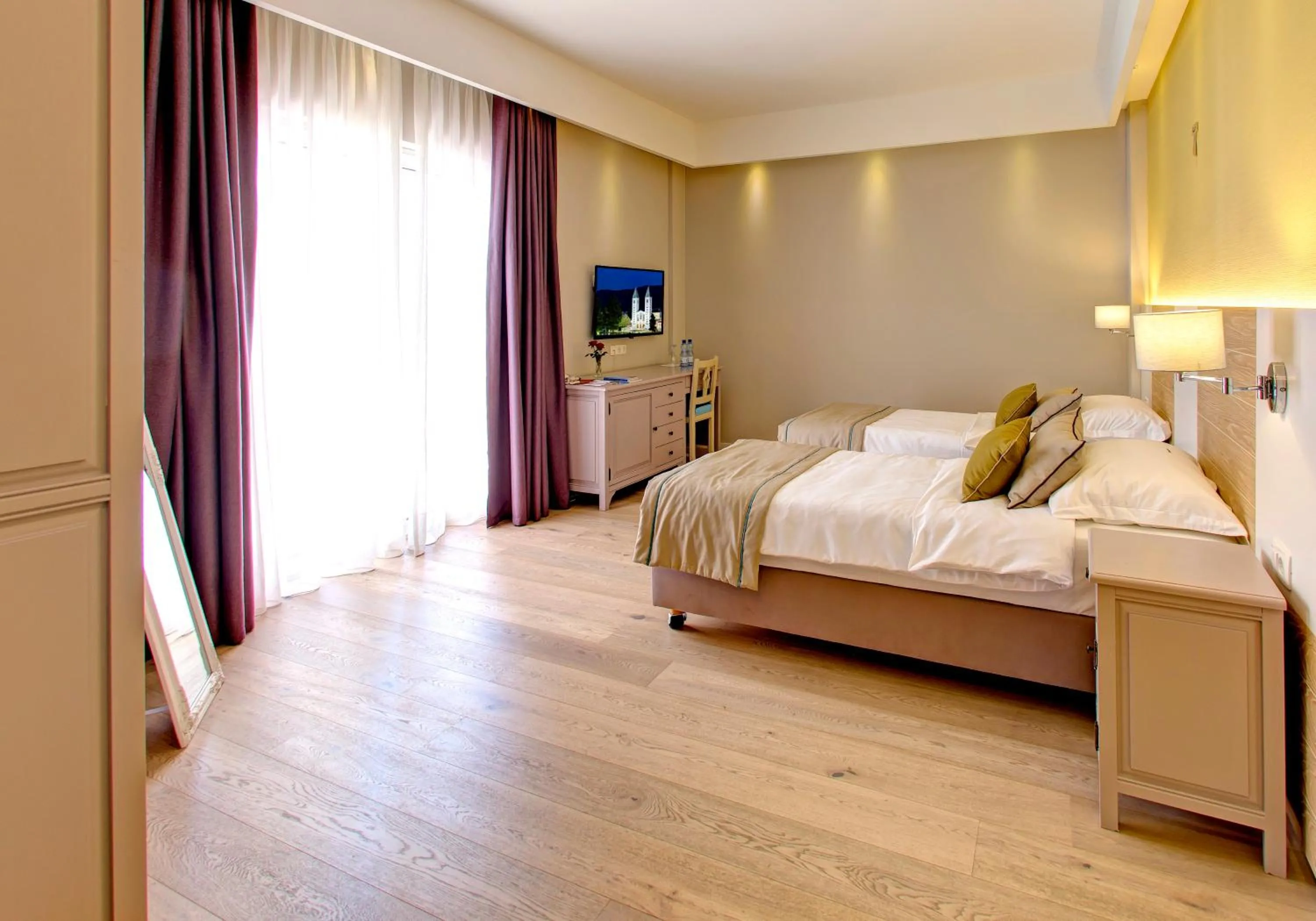 Bed in Hotel Villa Regina