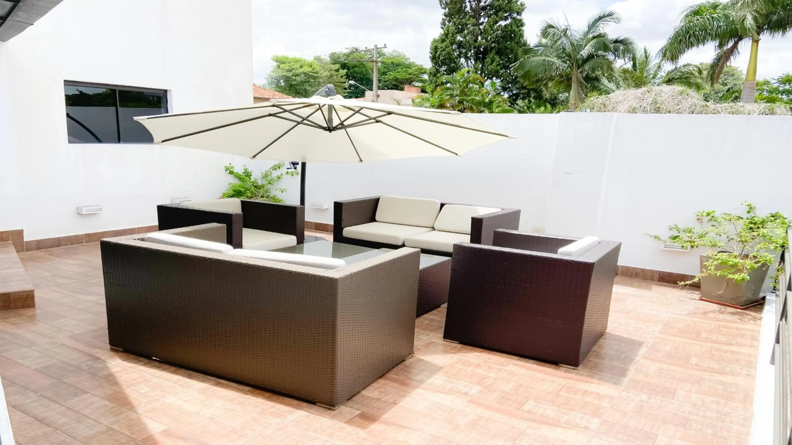 Patio in Danieri Asunción Hotel