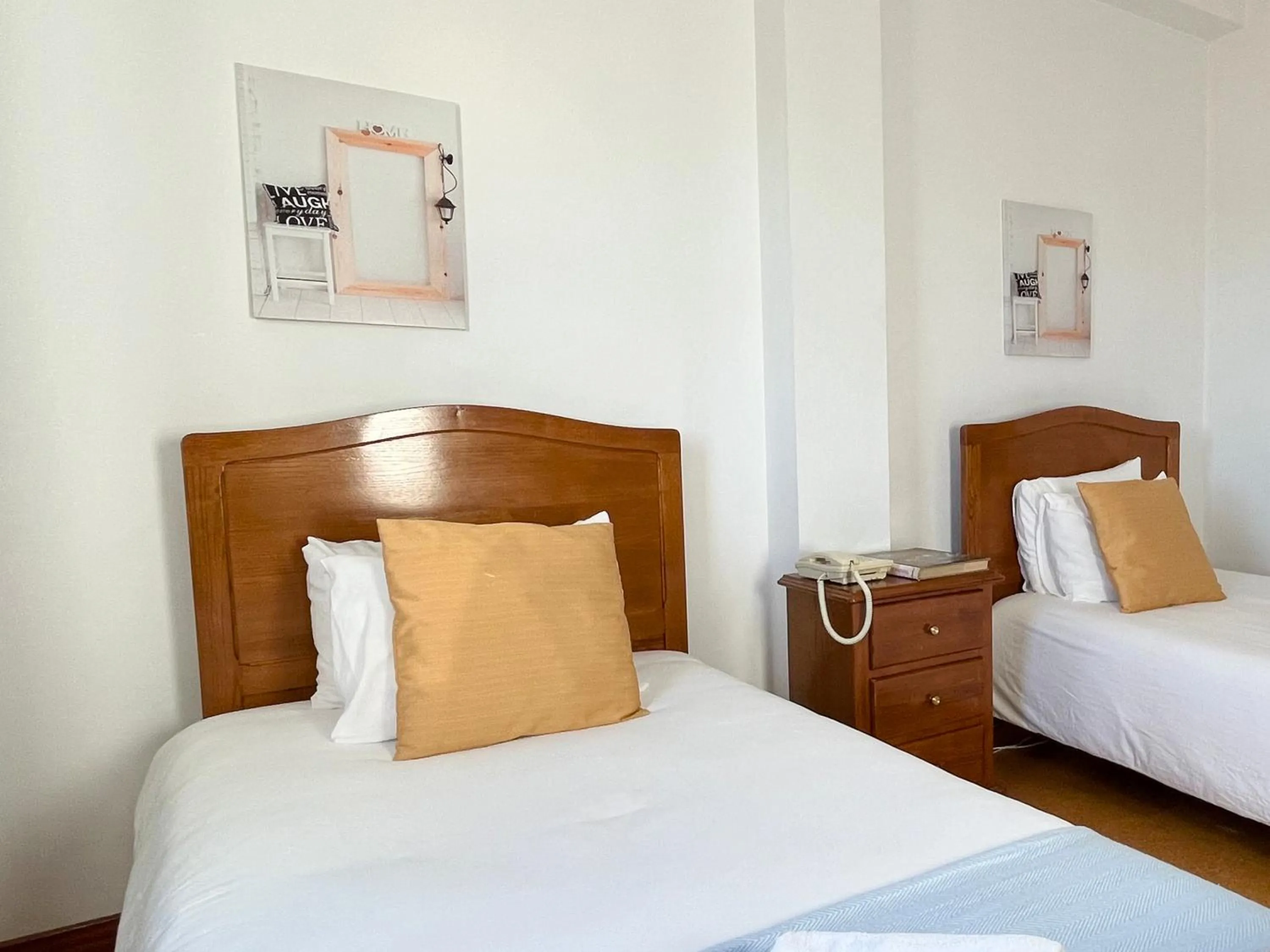 View (from property/room), Bed in Vinhais Hotel