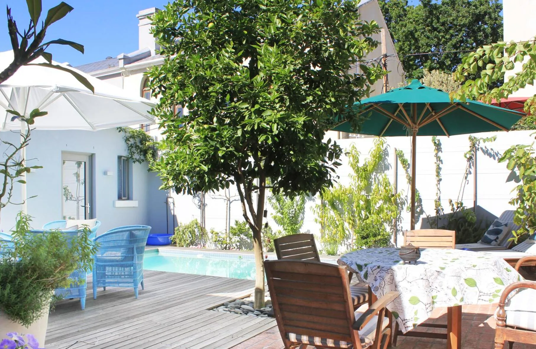 Balcony/Terrace in Himmelblau Boutique Bed and Breakfast
