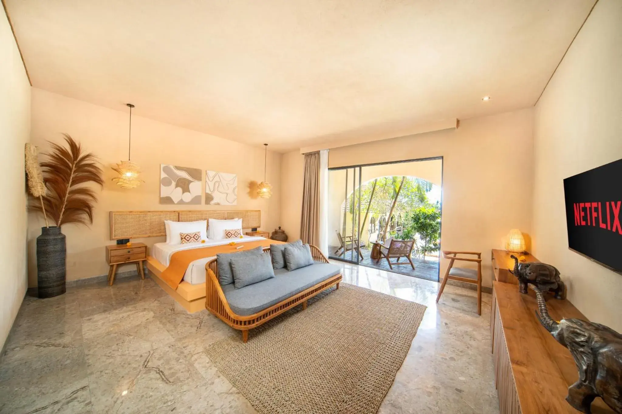 Bedroom, Bed in Cabana Kedungu Villa Tabanan by Ini Vie Hospitality Bedroom, Bed in Cabana Kedungu Villa Tabanan by Ini Vie Hospitality