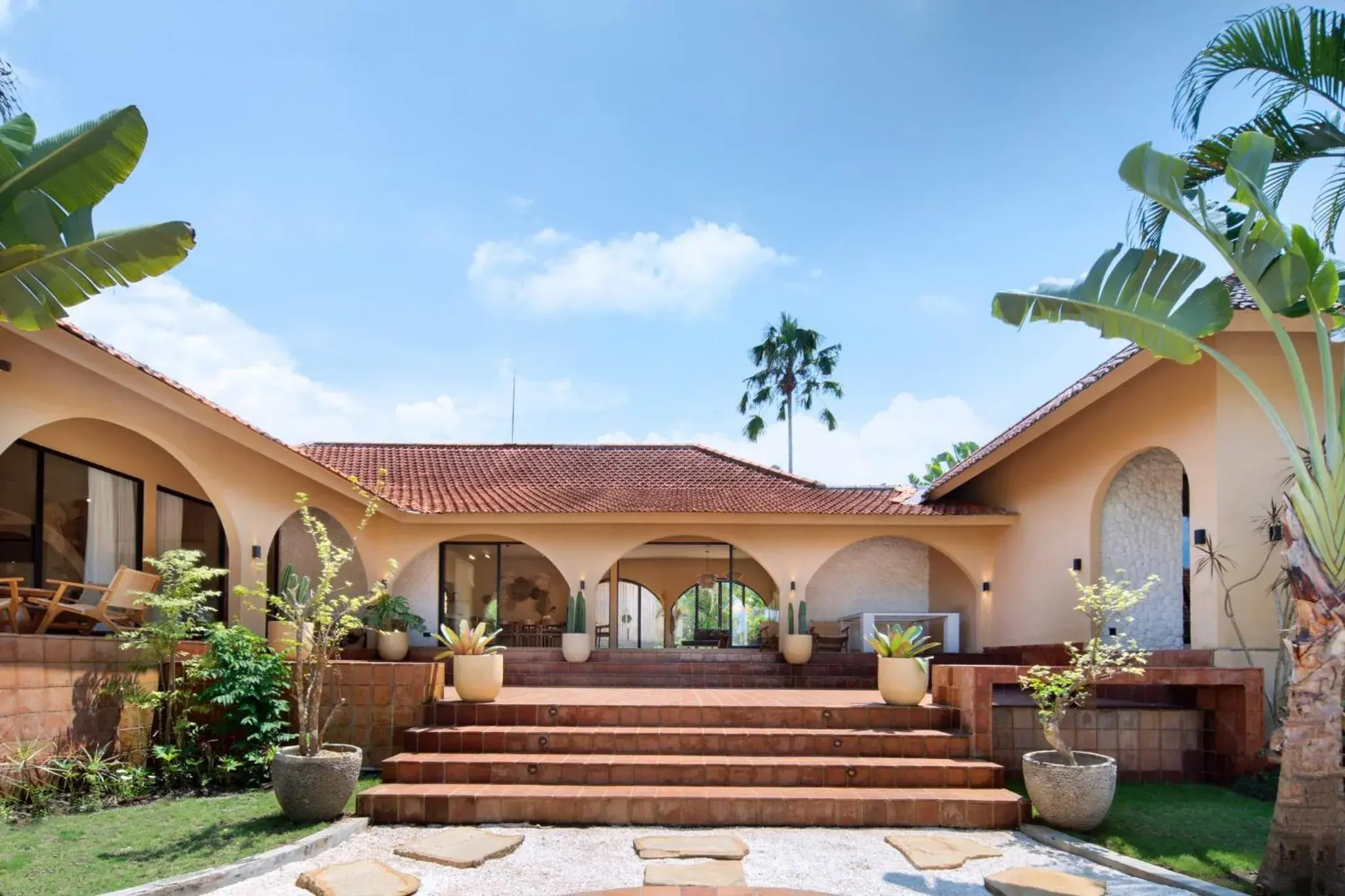 Garden view in Cabana Kedungu Villa Tabanan by Ini Vie Hospitality Garden view in Cabana Kedungu Villa Tabanan by Ini Vie Hospitality