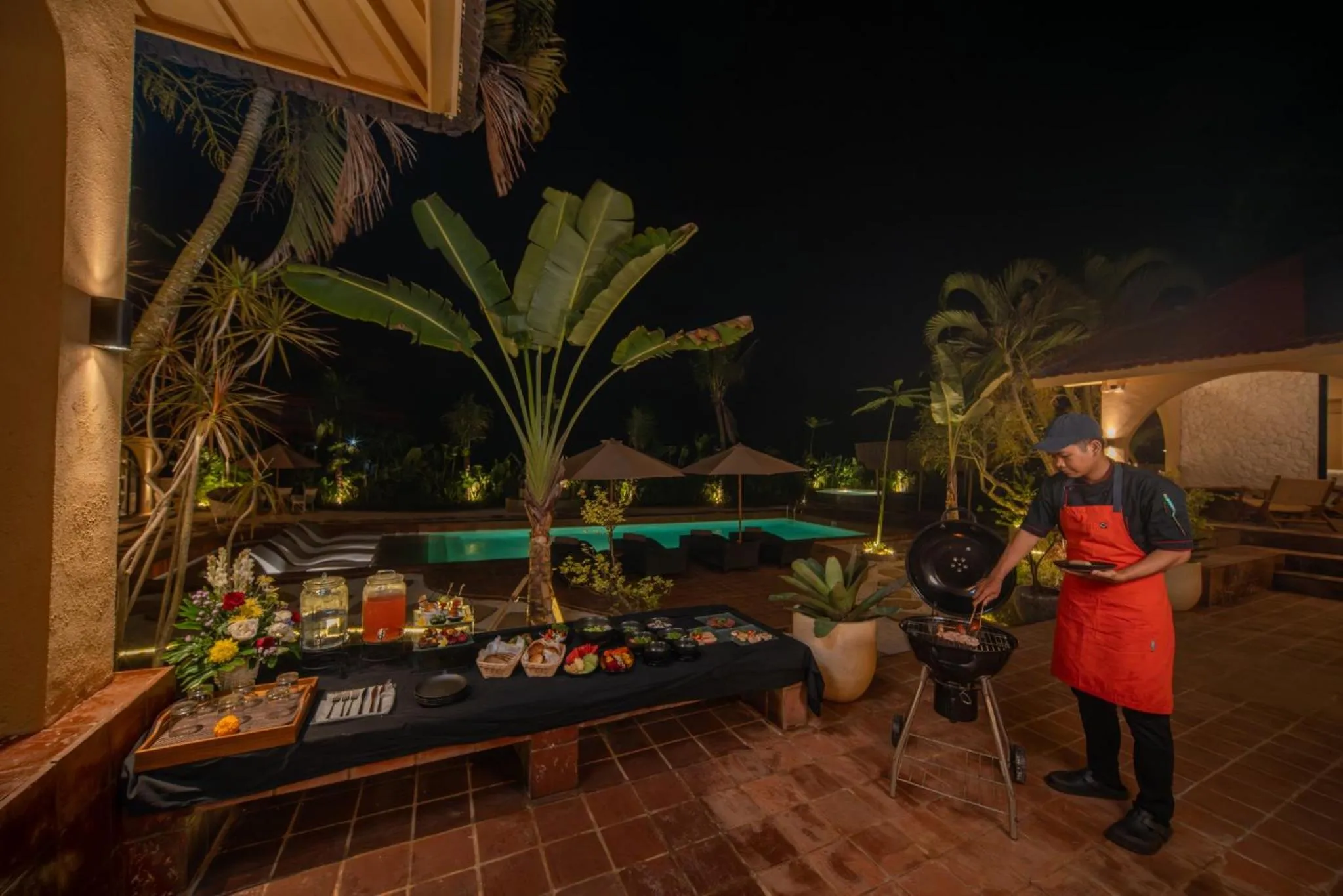 BBQ facilities in Cabana Kedungu Villa Tabanan by Ini Vie Hospitality