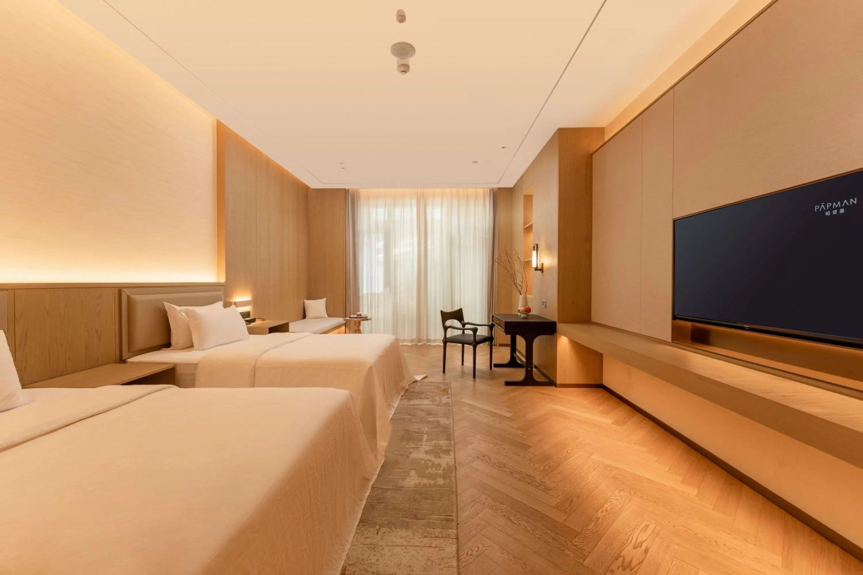 Twin Room with View in Papuman hotel
