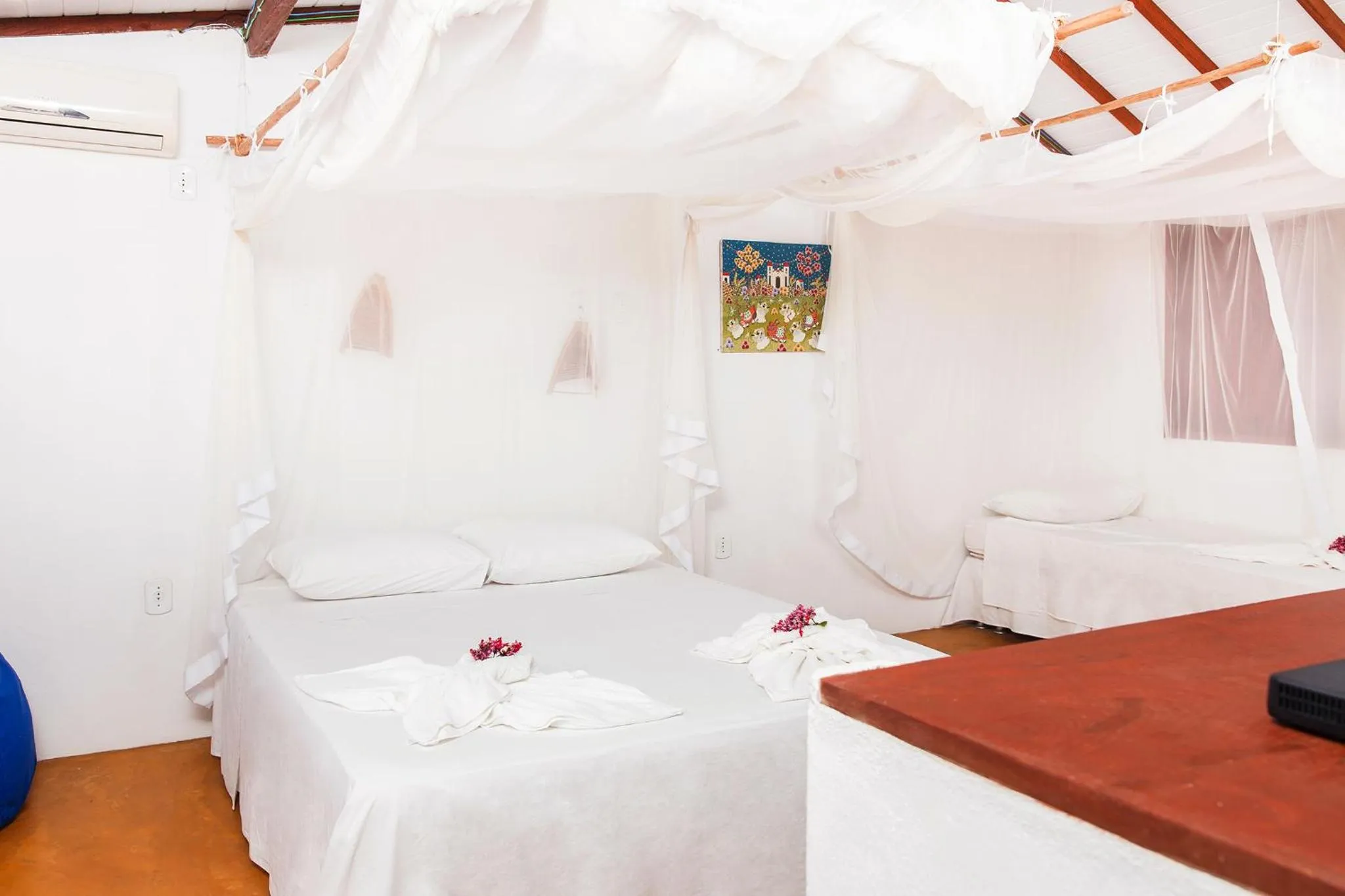 Bed in Pousada Do Guga