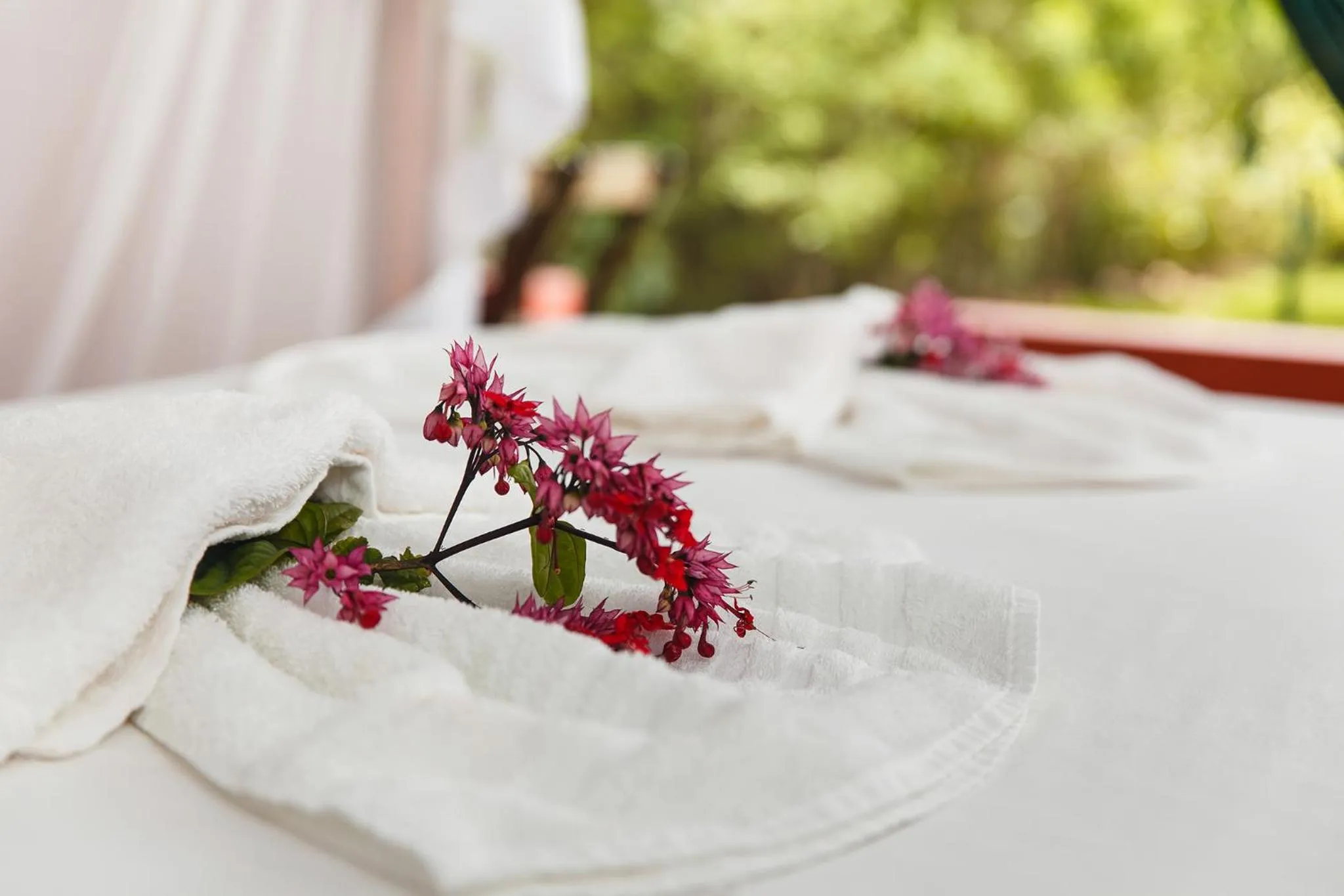 Balcony/Terrace, Bed in Pousada Do Guga