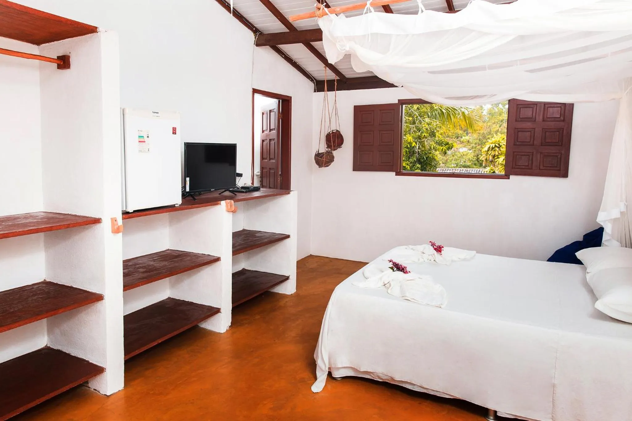 Bed in Pousada Do Guga