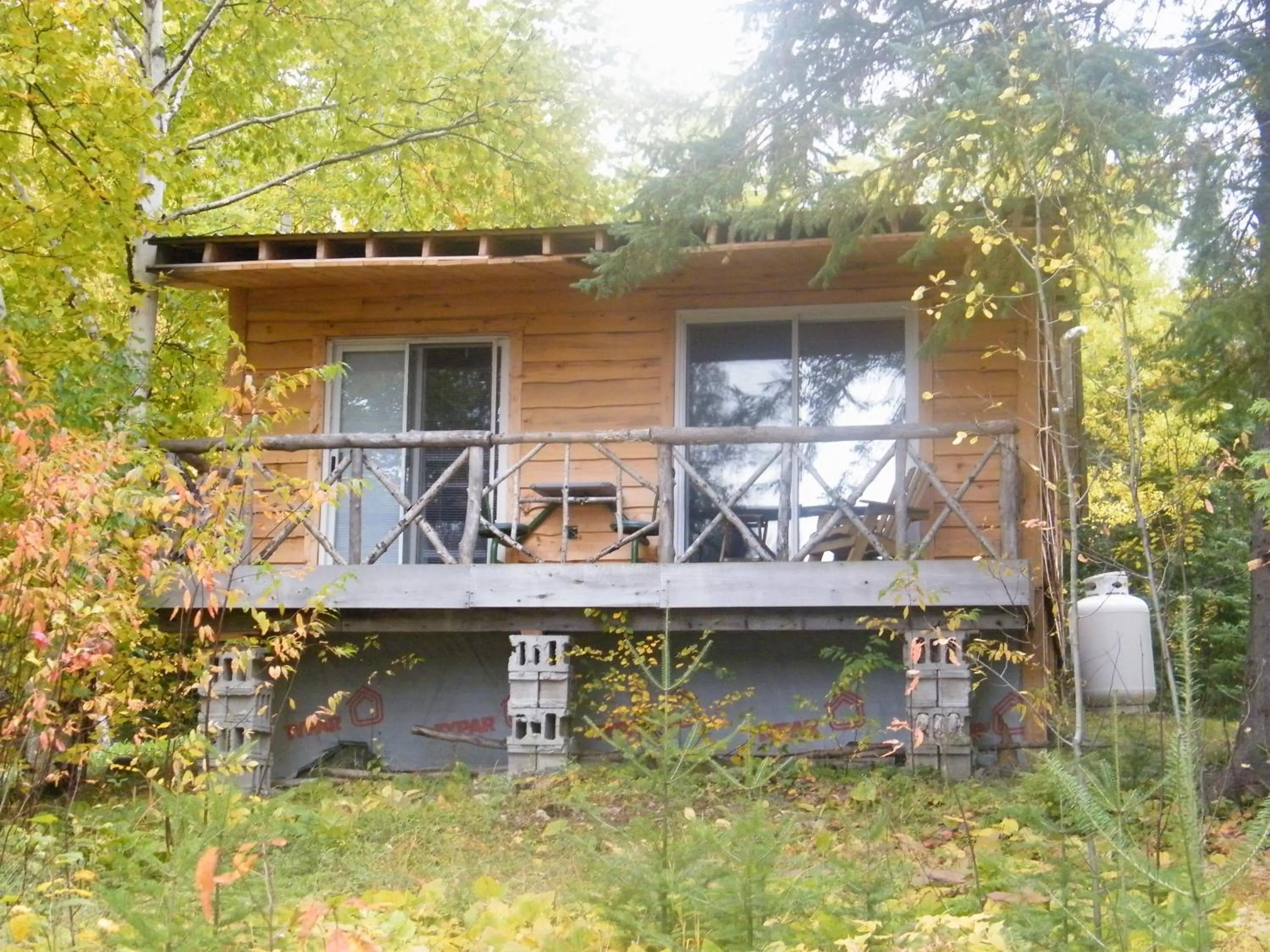 BBQ facilities in Mowat Landing Cottages