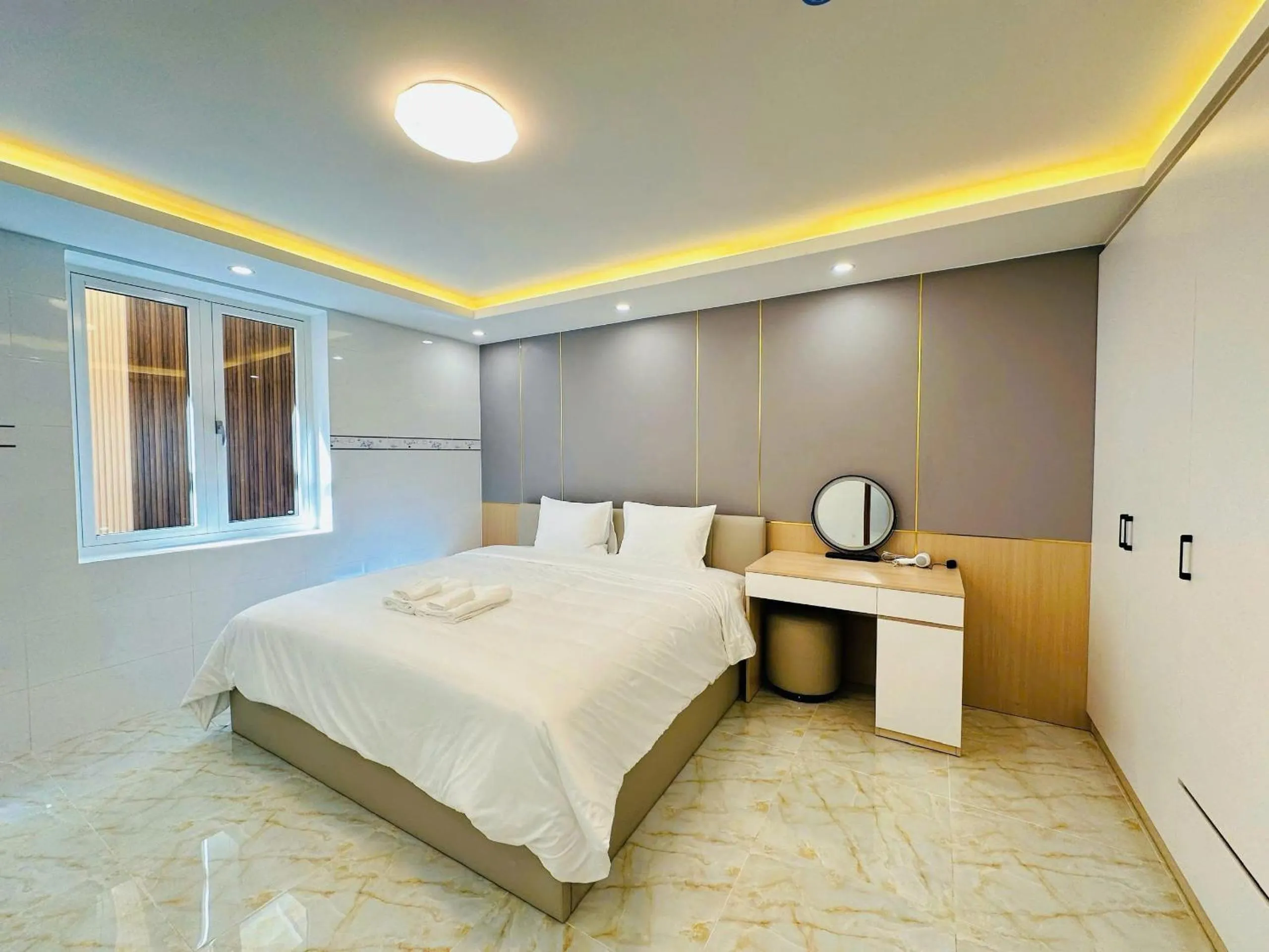 Bedroom, Bed in The One Da Lat Hotel