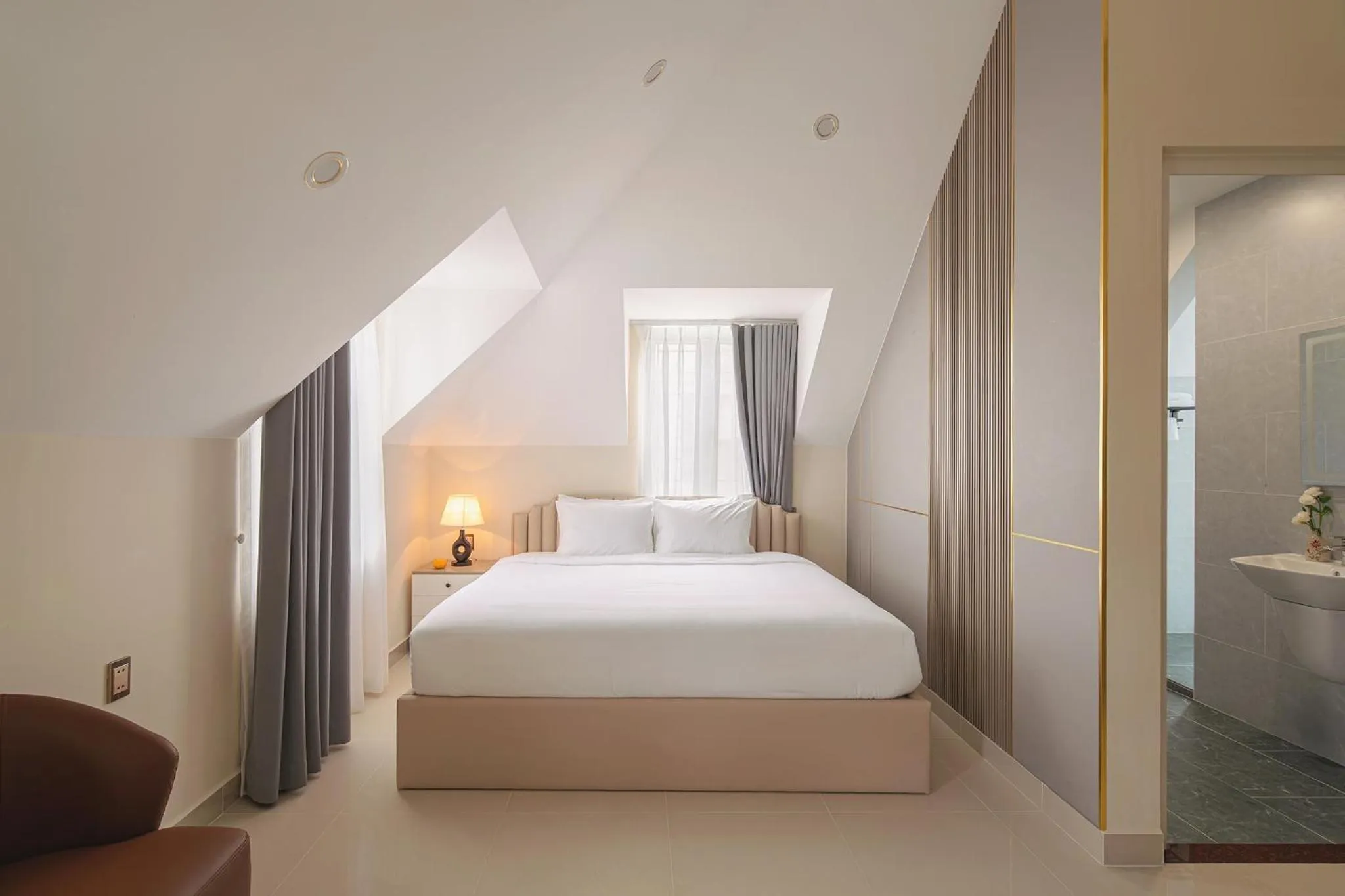 Bedroom, Bed in The One Da Lat Hotel