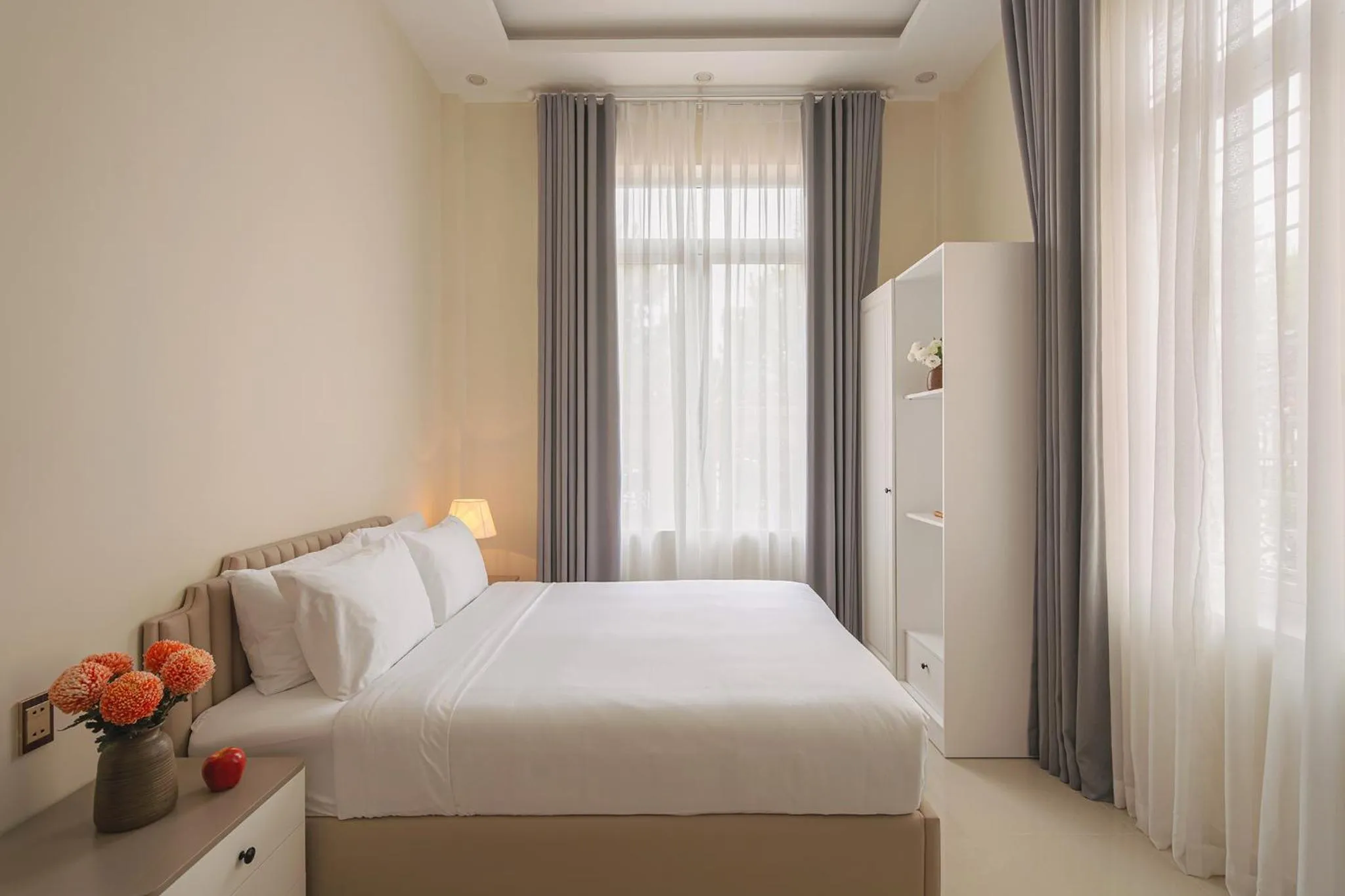 Bed in The One Da Lat Hotel