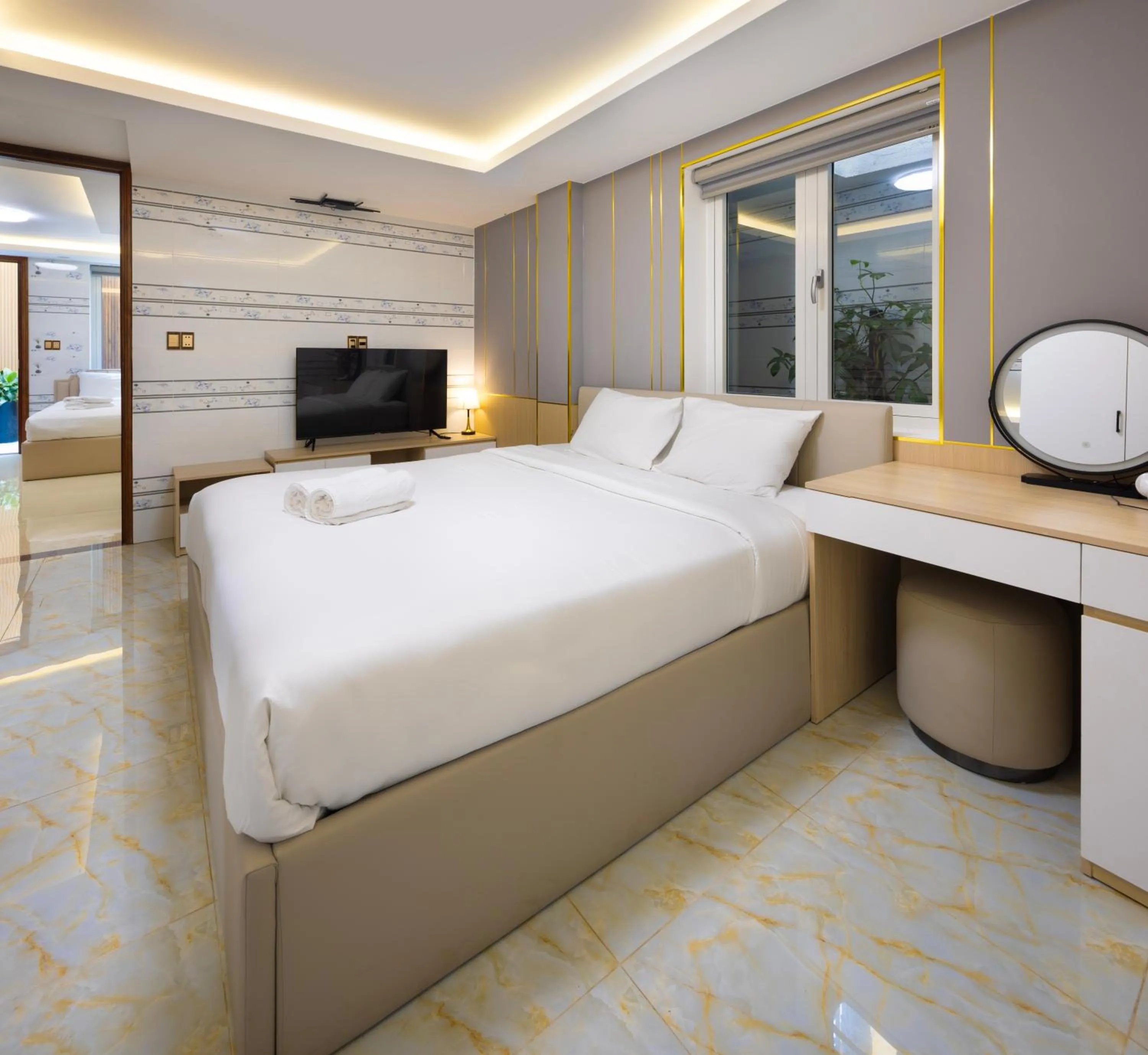 Bedroom, Bed in The One Da Lat Hotel