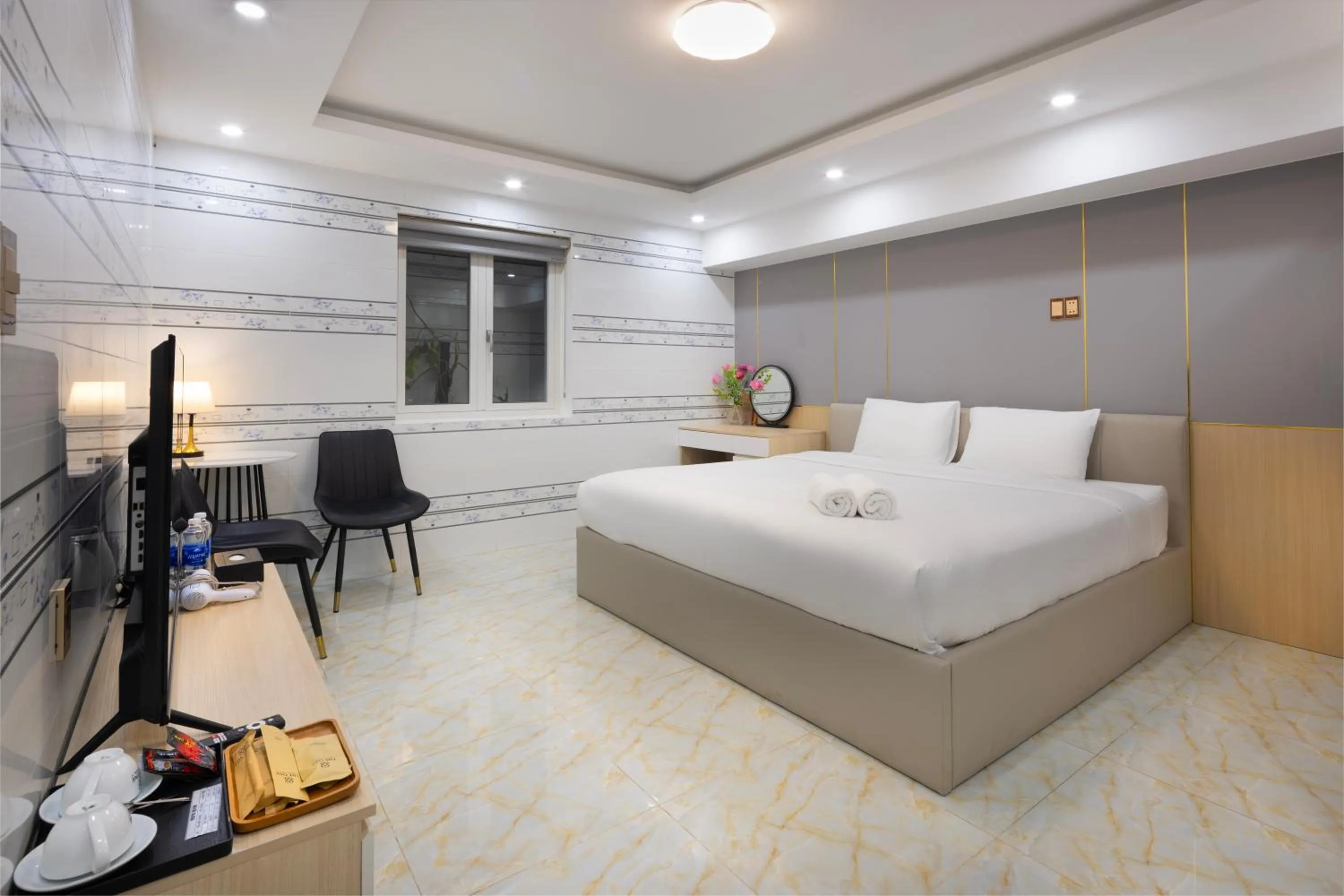 Bedroom, Bed in The One Da Lat Hotel