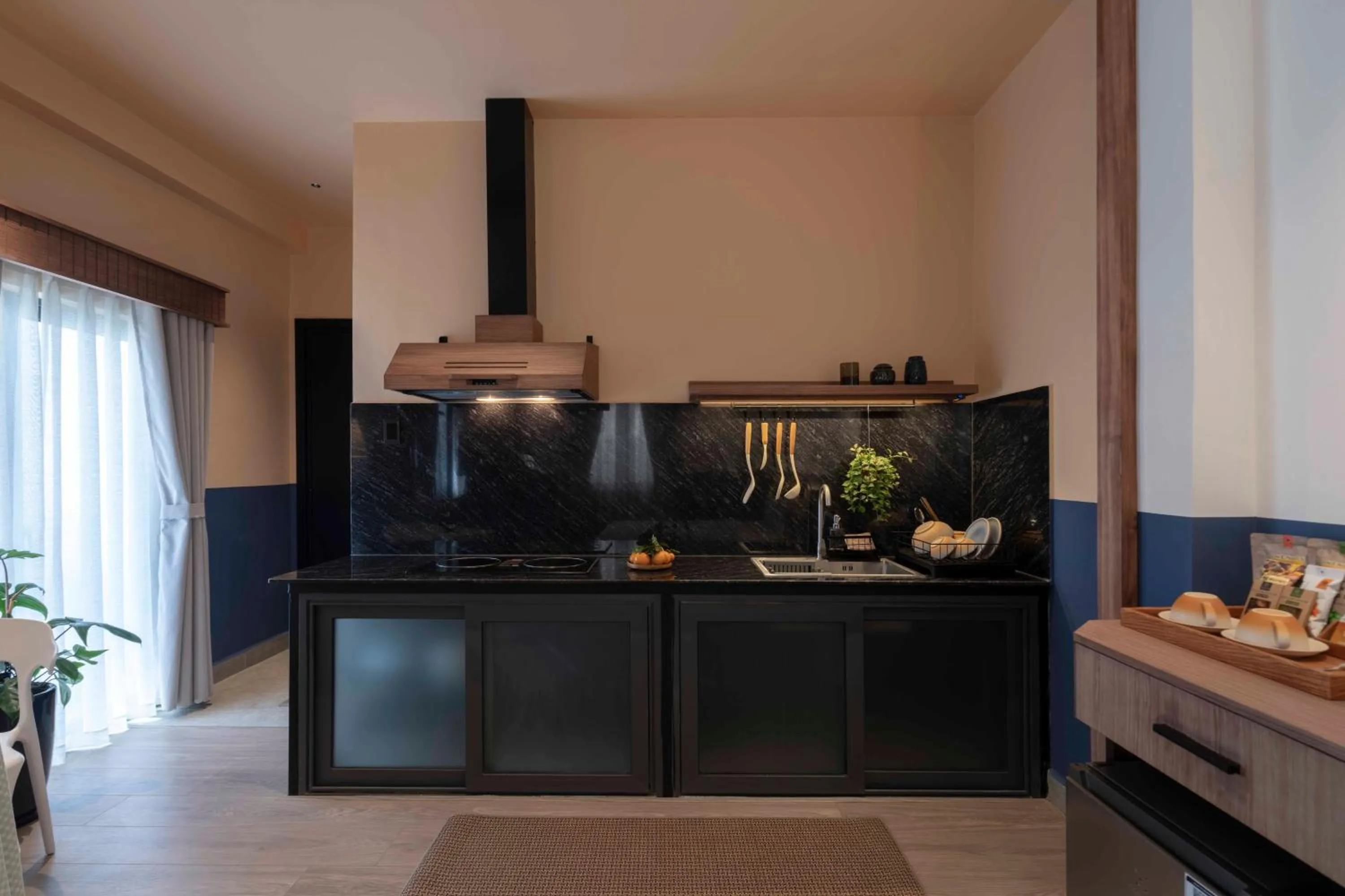 Kitchen or kitchenette in The Lamp Boutique House