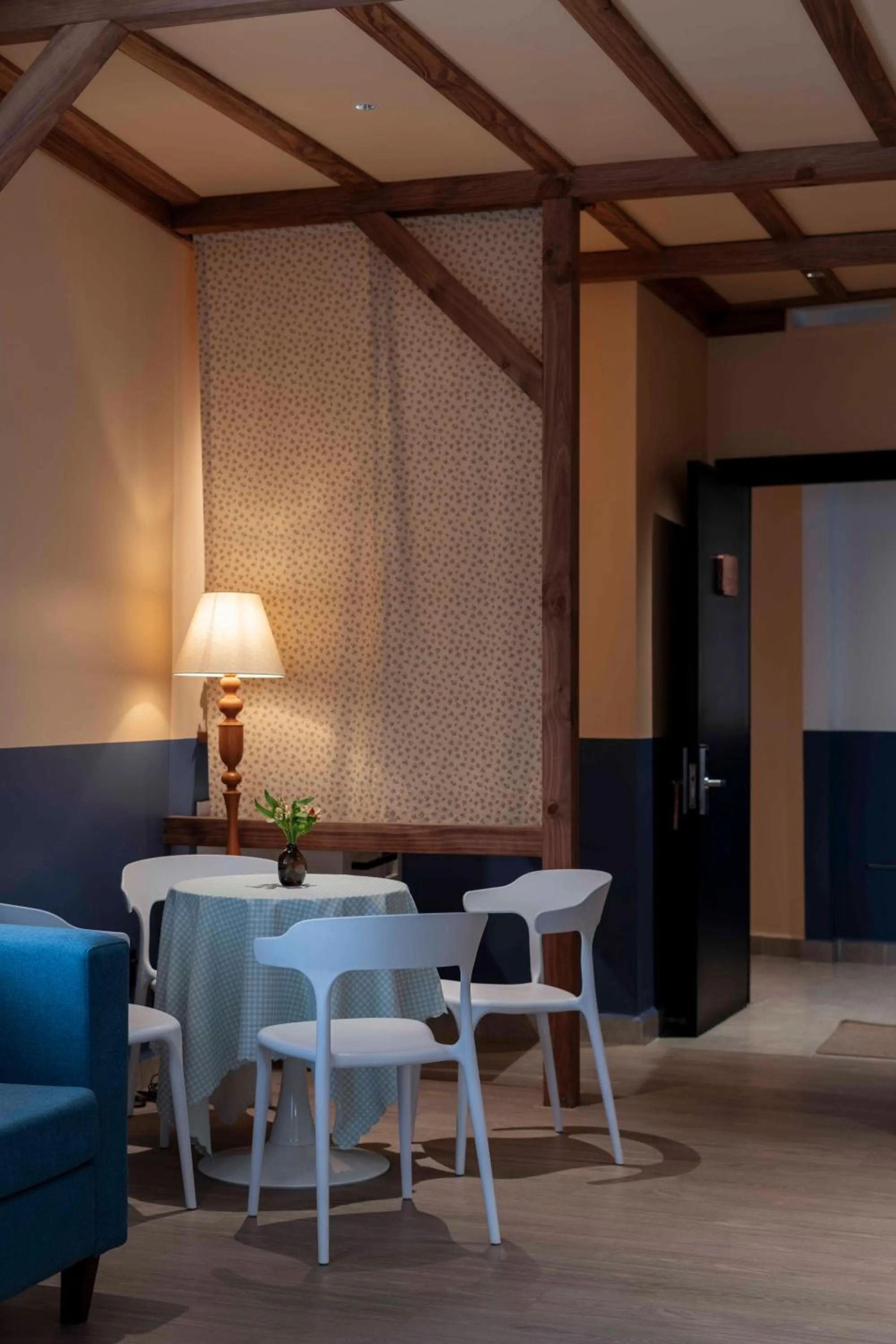 Seating area in The Lamp Boutique House