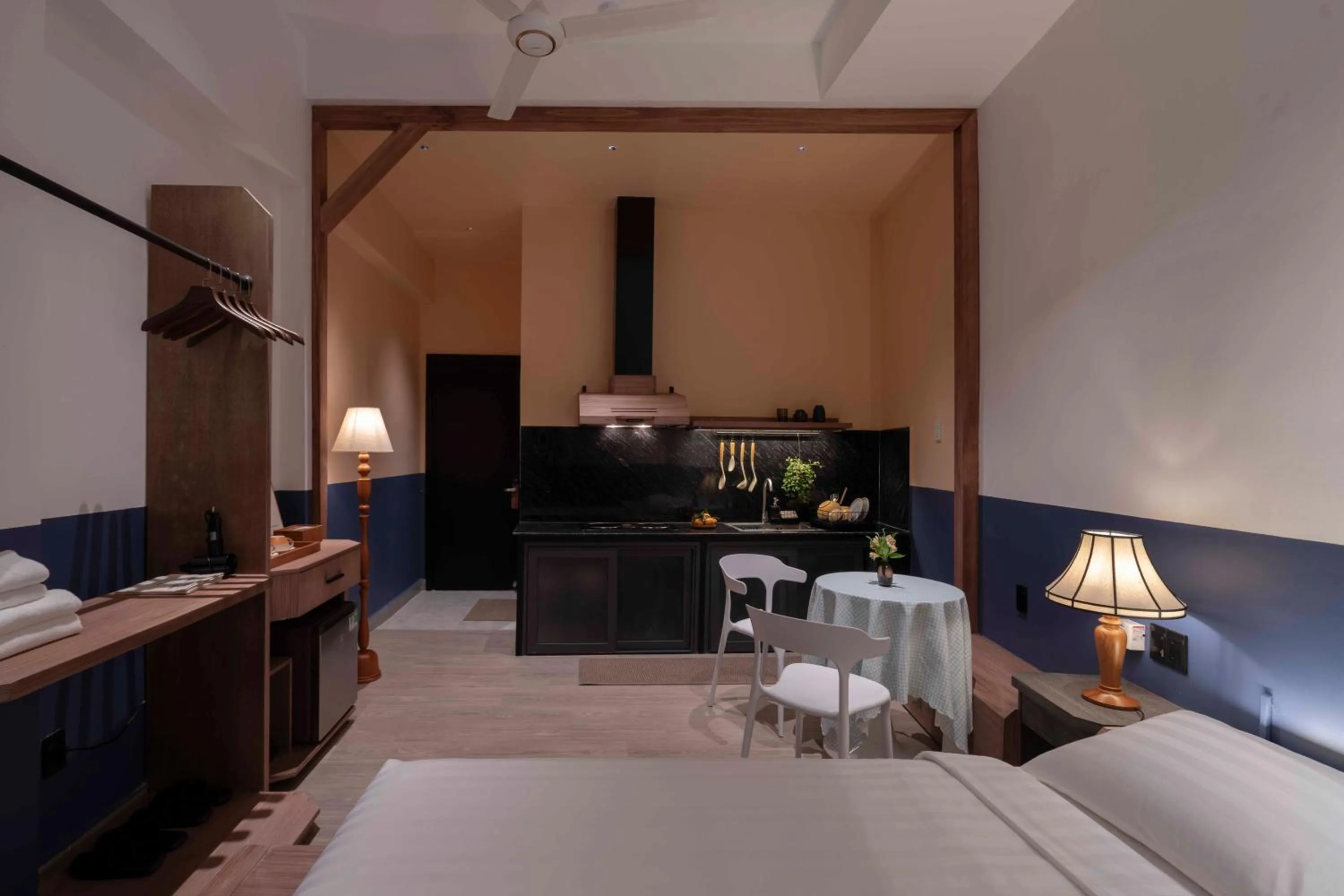 Bed in The Lamp Boutique House