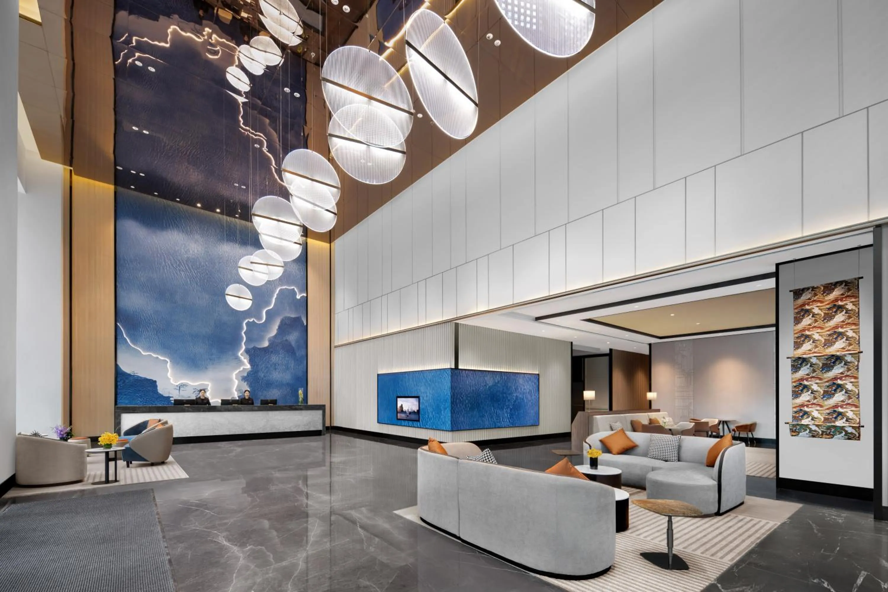 Lobby or reception in Citadines Guanghua Chengdu