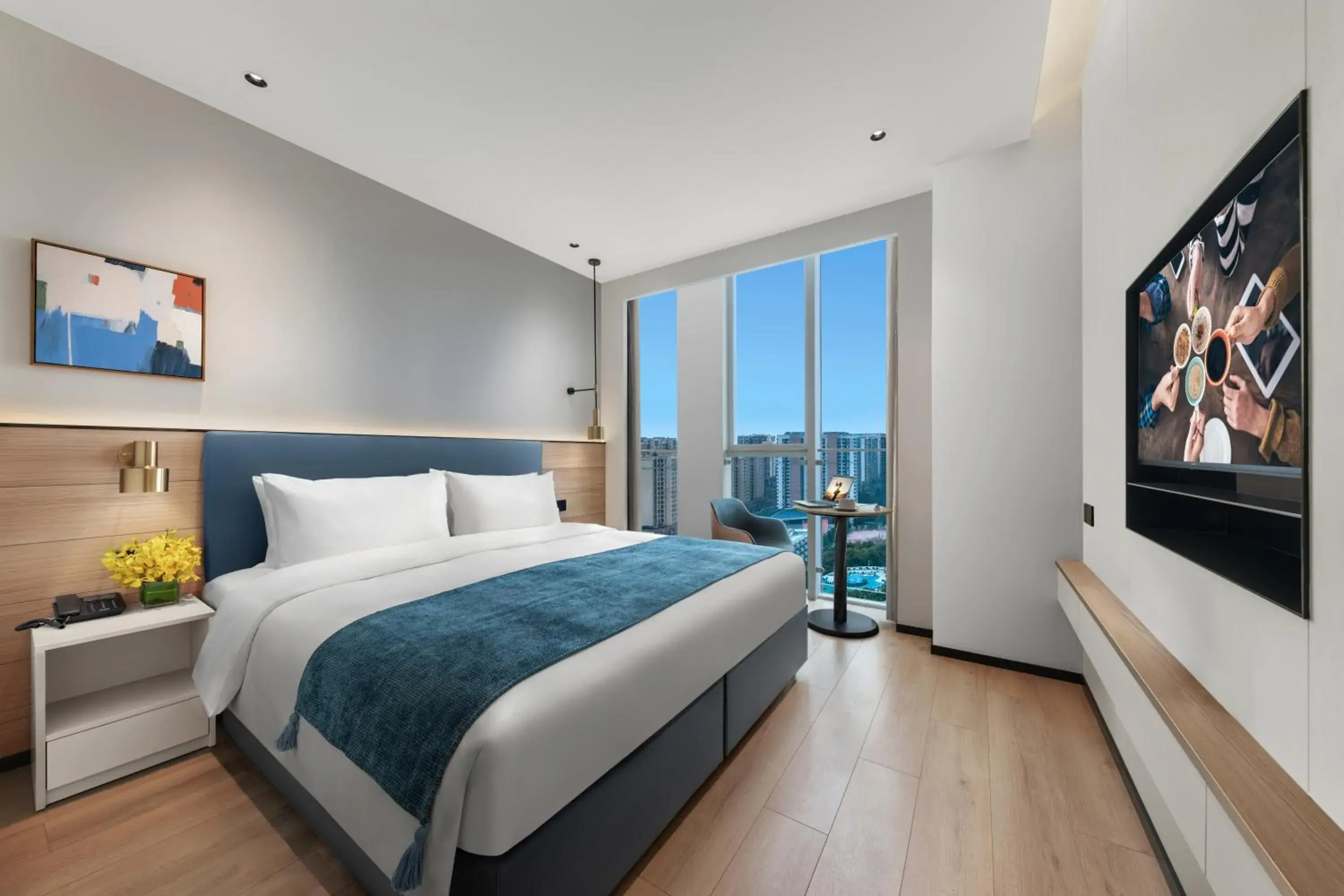 Double Room in Citadines Guanghua Chengdu Double Room in Citadines Guanghua Chengdu