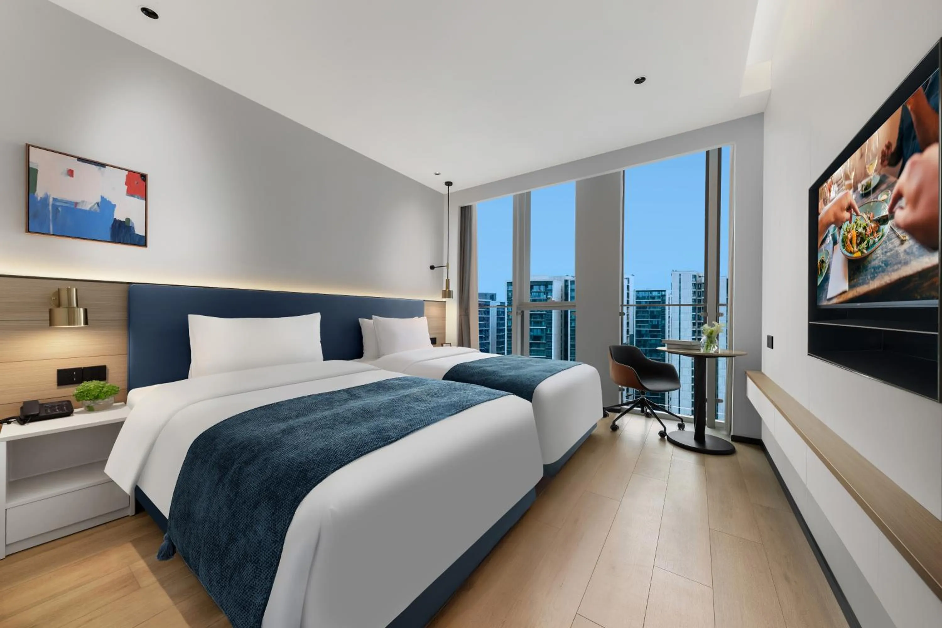 Bedroom, Bed in Citadines Guanghua Chengdu