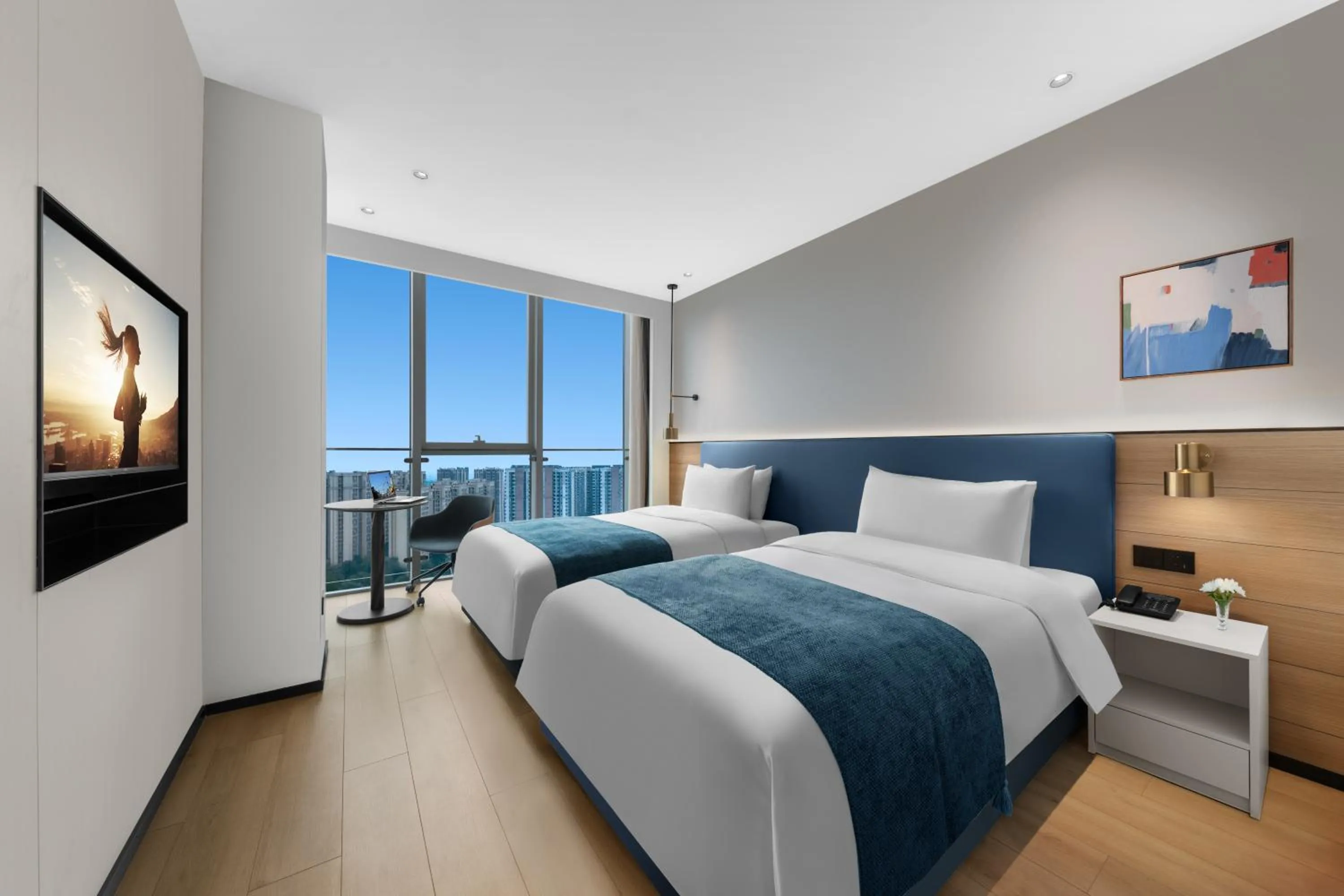 Bedroom, Bed in Citadines Guanghua Chengdu