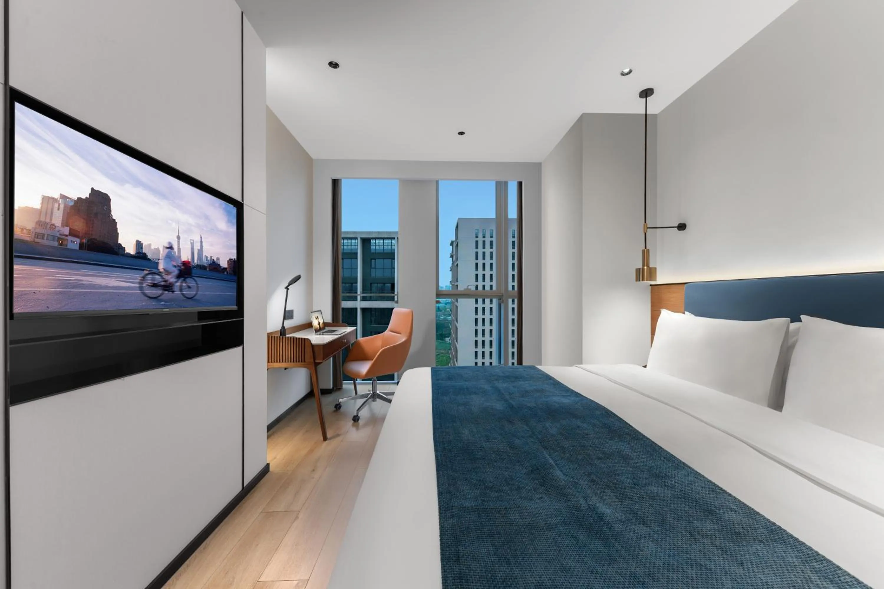 Bedroom, Bed in Citadines Guanghua Chengdu