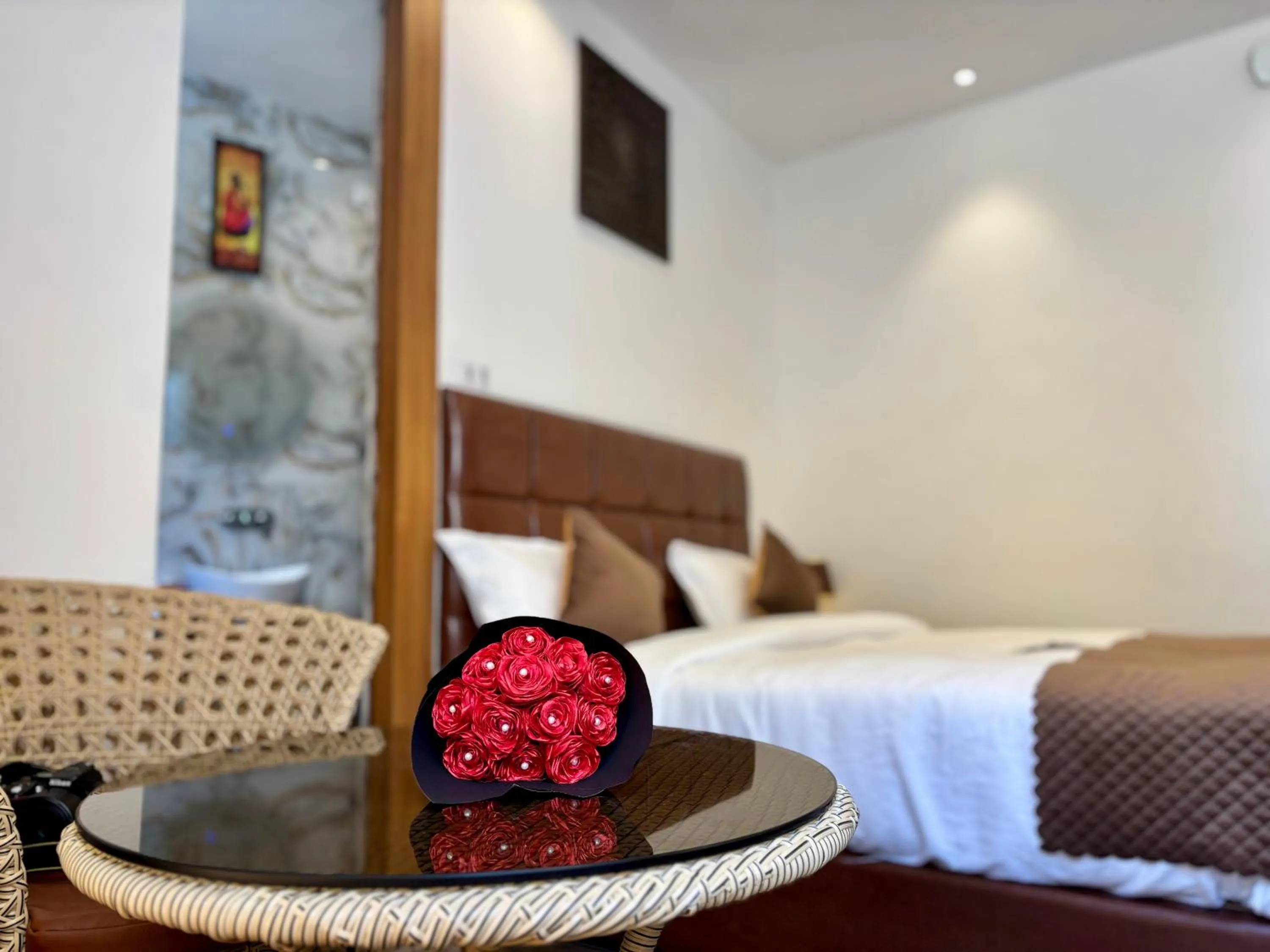 Bedroom, Bed in Check Inn Homes, Rishikesh Tapovan